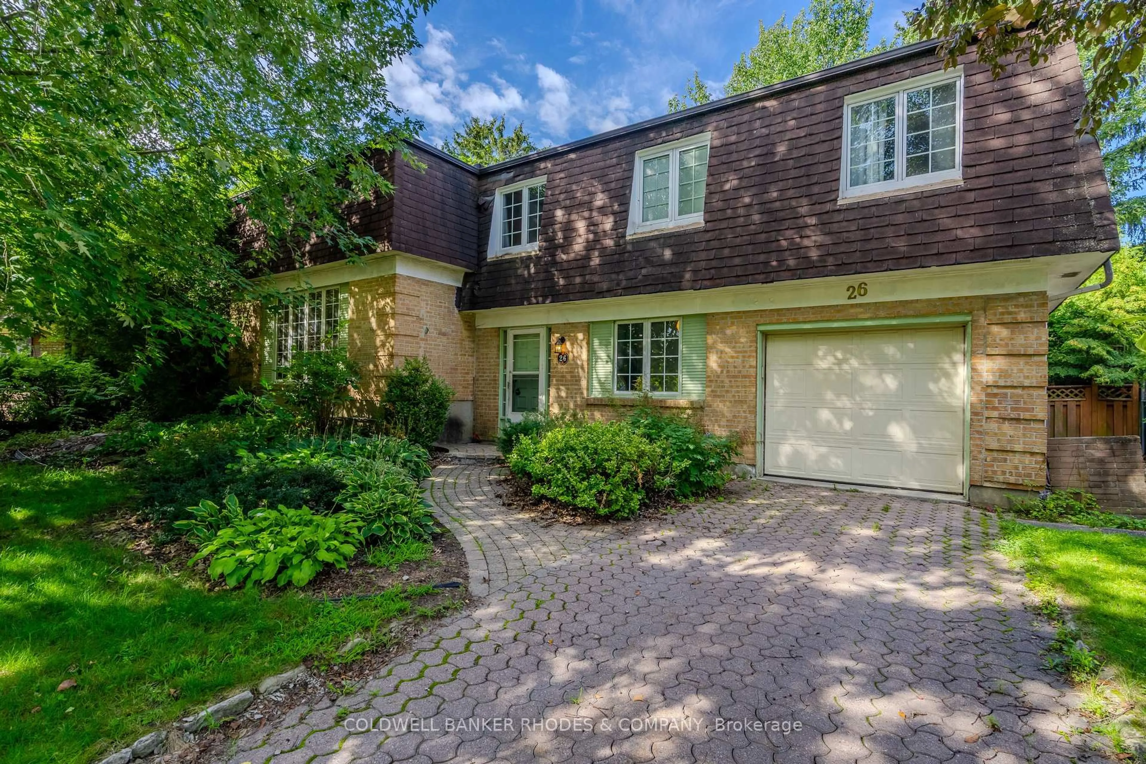 Home with brick exterior material, street for 26 Crofton Rd, Ottawa Ontario K2G 0N3