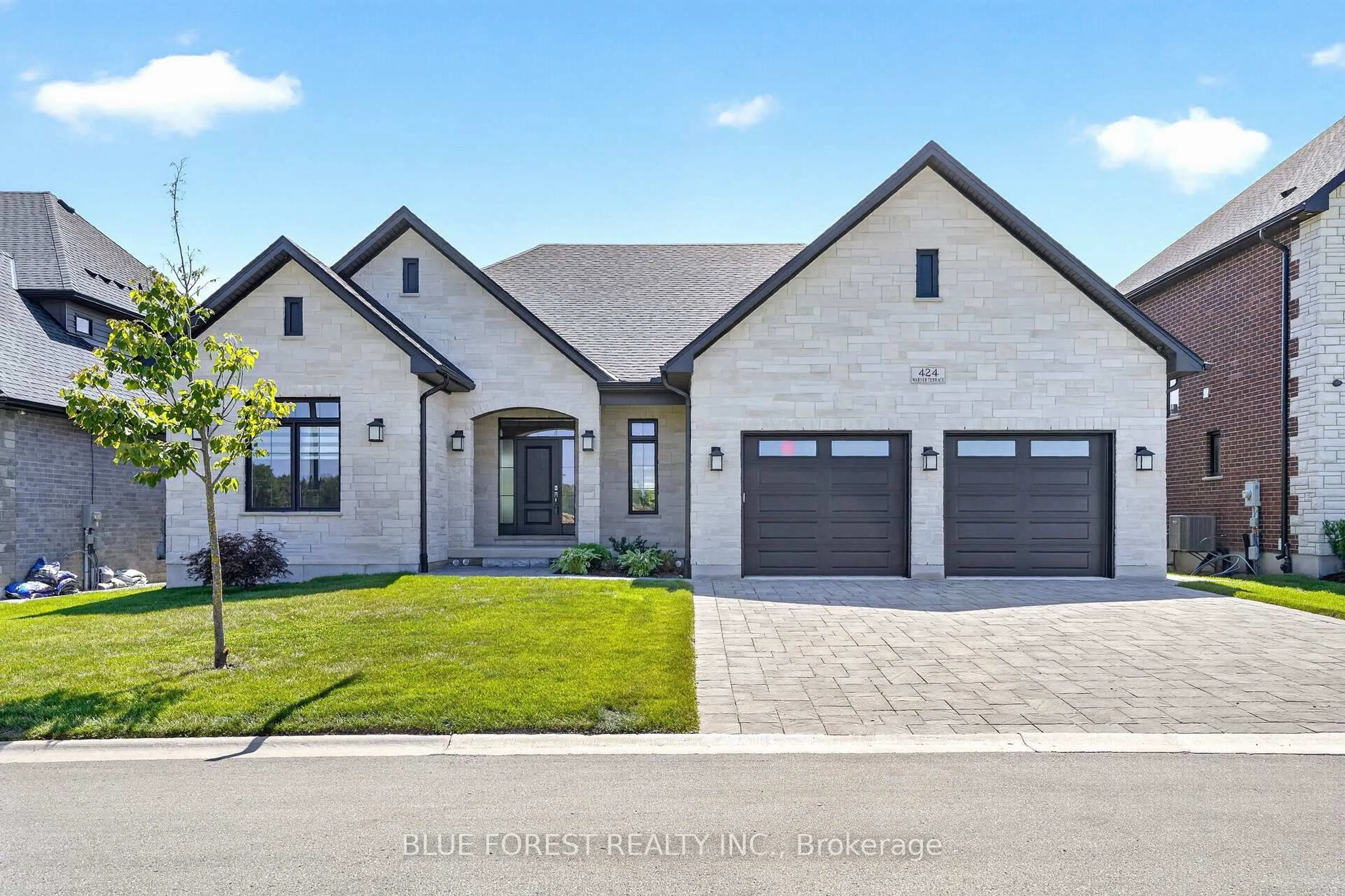 Home with brick exterior material, street for 424 Warner Terr, London North Ontario N6G 0E6