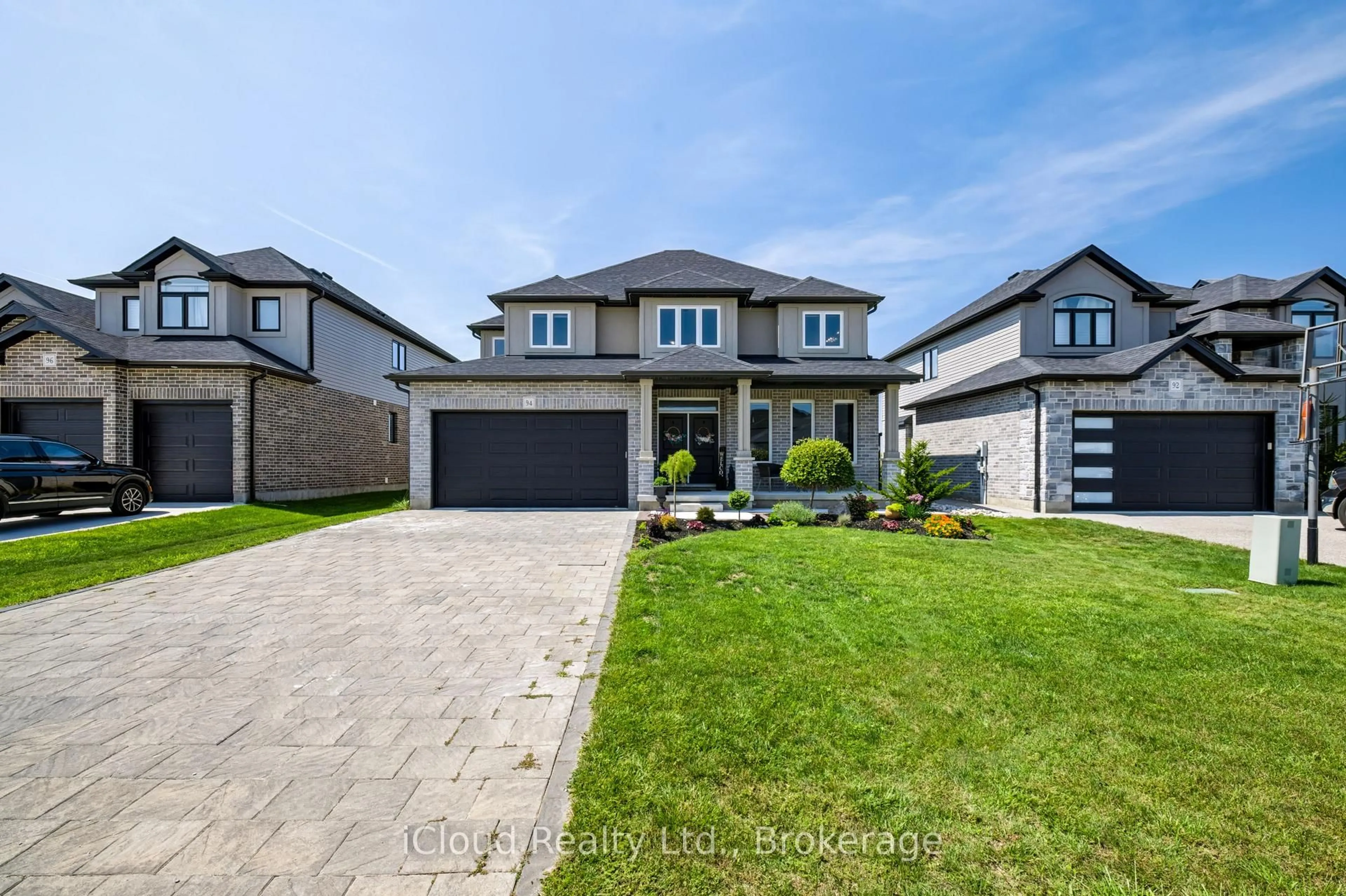 Home with brick exterior material, street for 94 Beech Blvd, Tillsonburg Ontario N4G 5S1