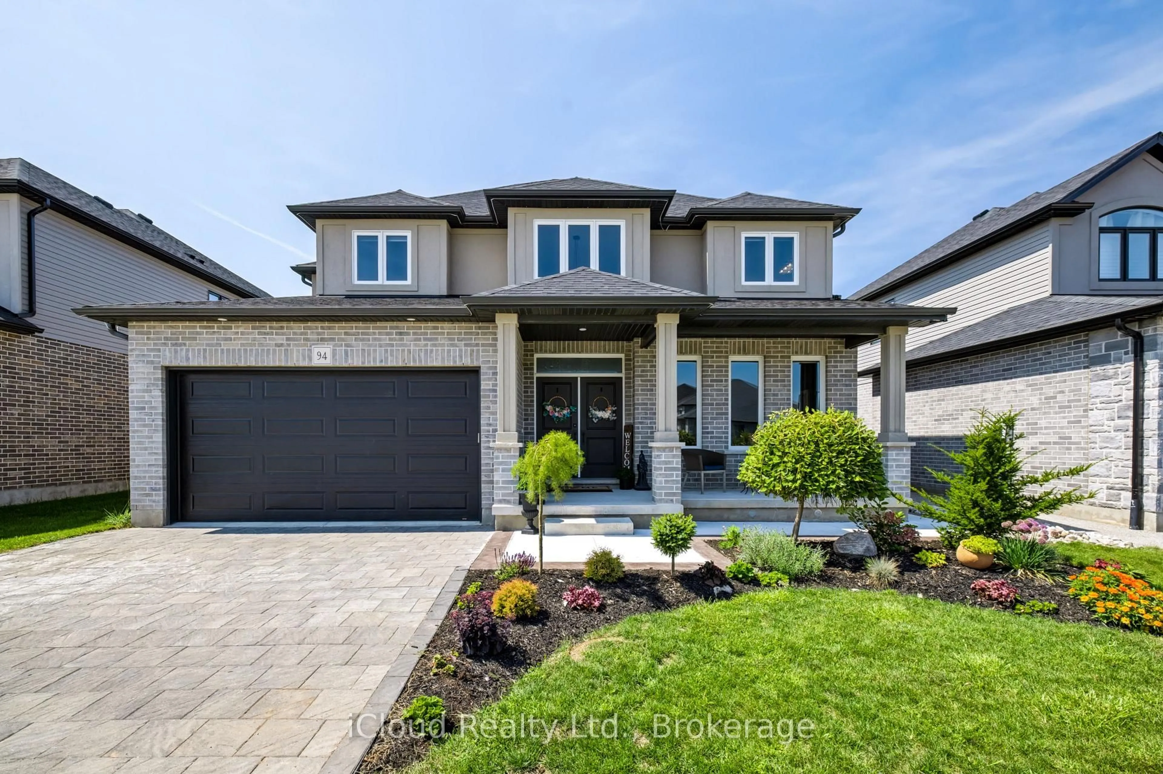 Home with brick exterior material, street for 94 Beech Blvd, Tillsonburg Ontario N4G 5S1