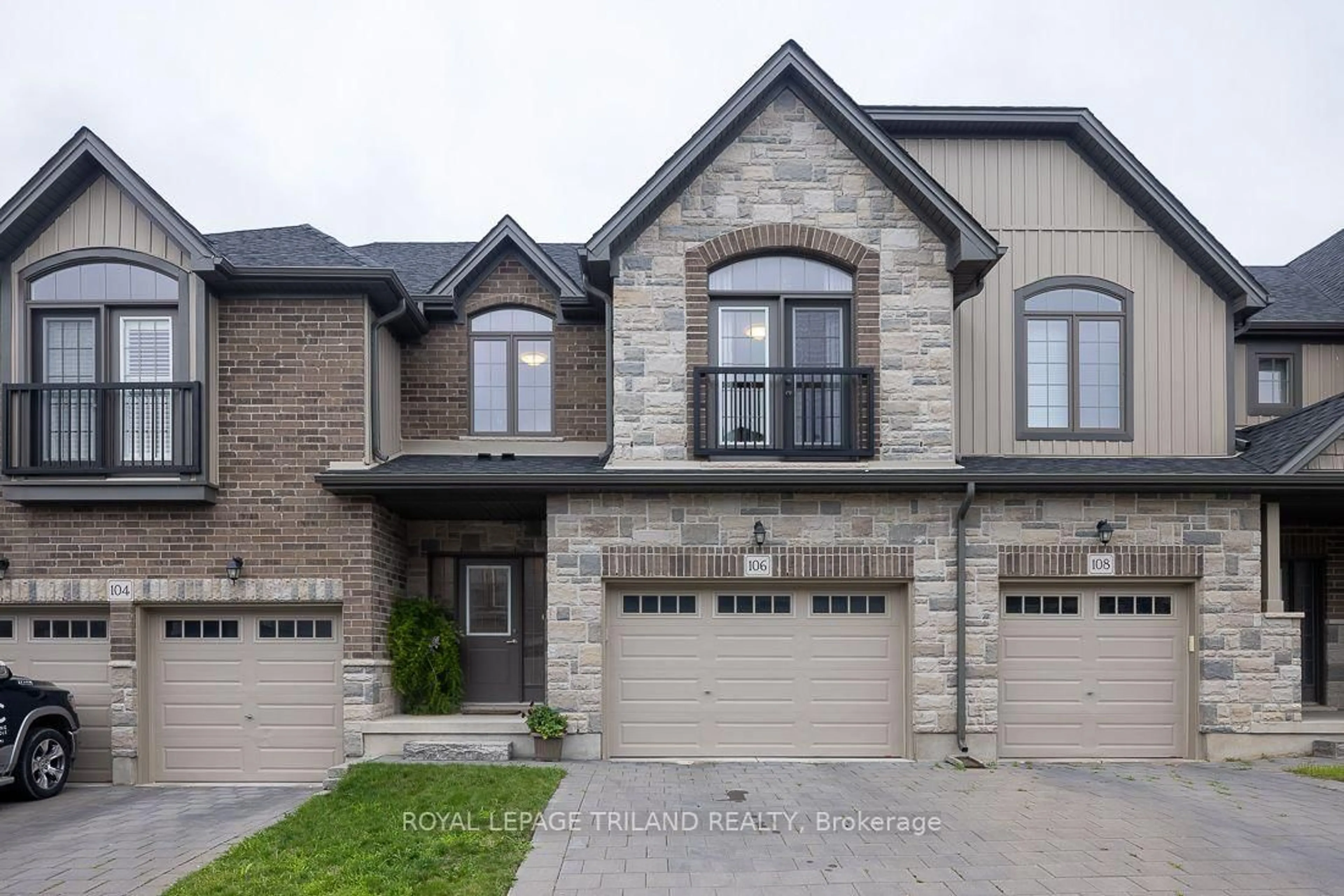 Home with brick exterior material, street for 2040 Shore Rd #106, London South Ontario N6K 0G3