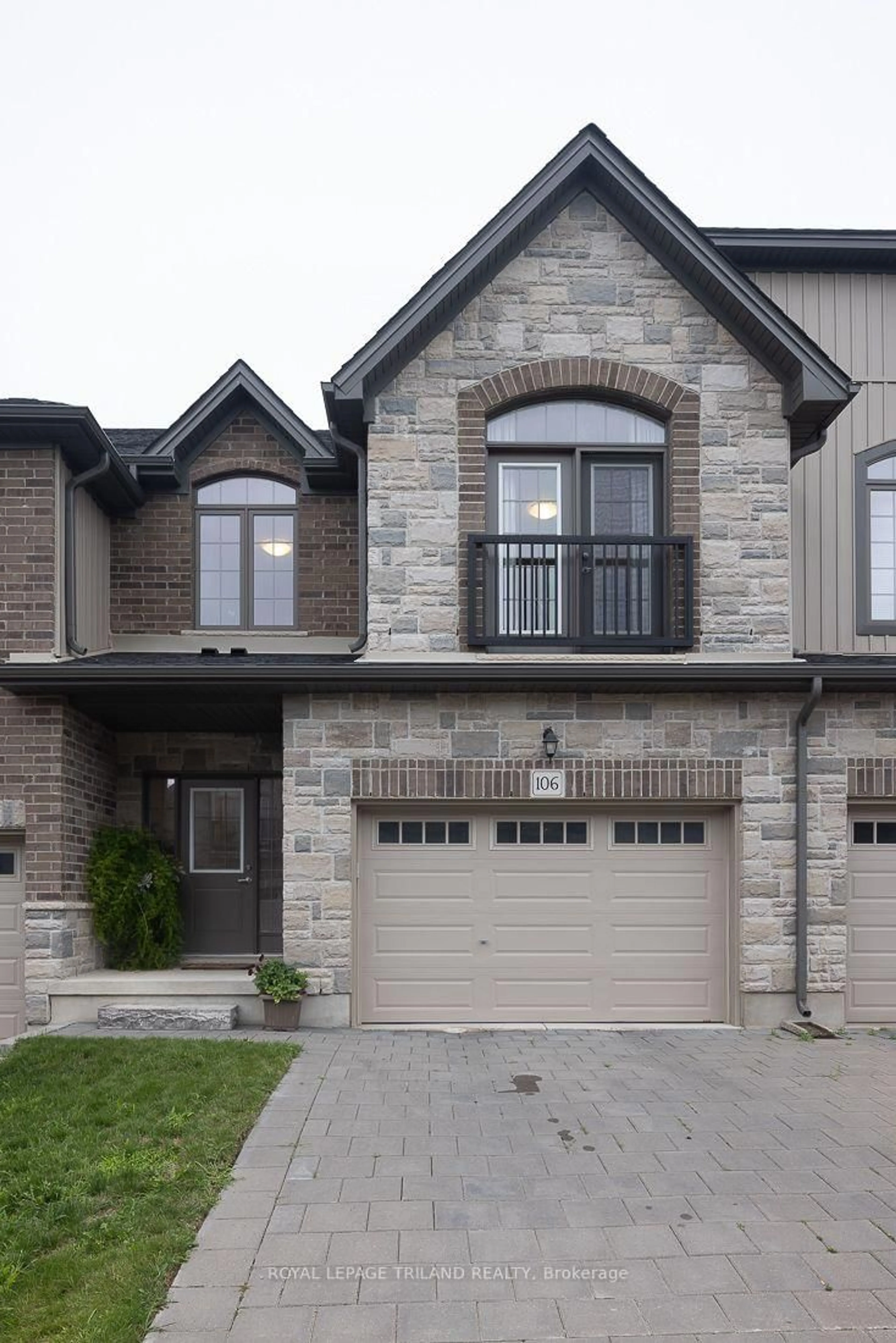 Home with brick exterior material, street for 2040 Shore Rd #106, London South Ontario N6K 0G3