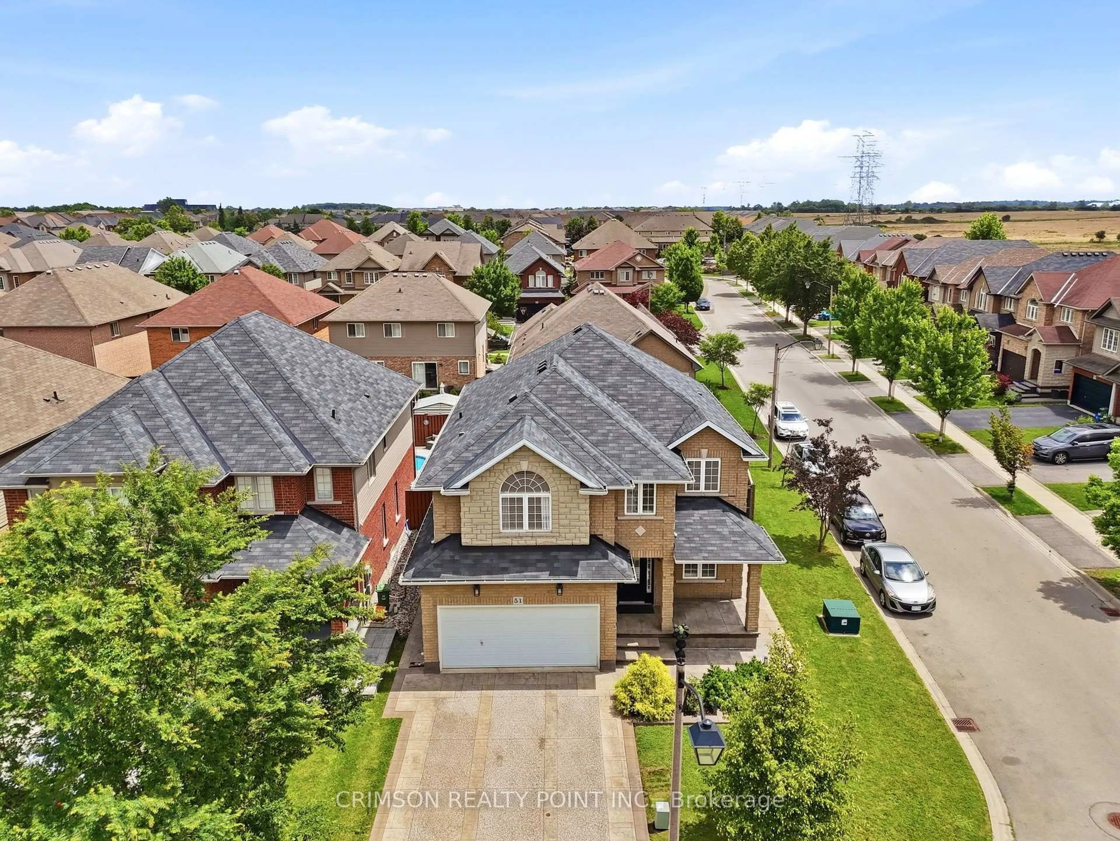A pic from outside/outdoor area/front of a property/back of a property/a pic from drone, street for 51 Whitworth Terr, Hamilton Ontario L0R 1P0
