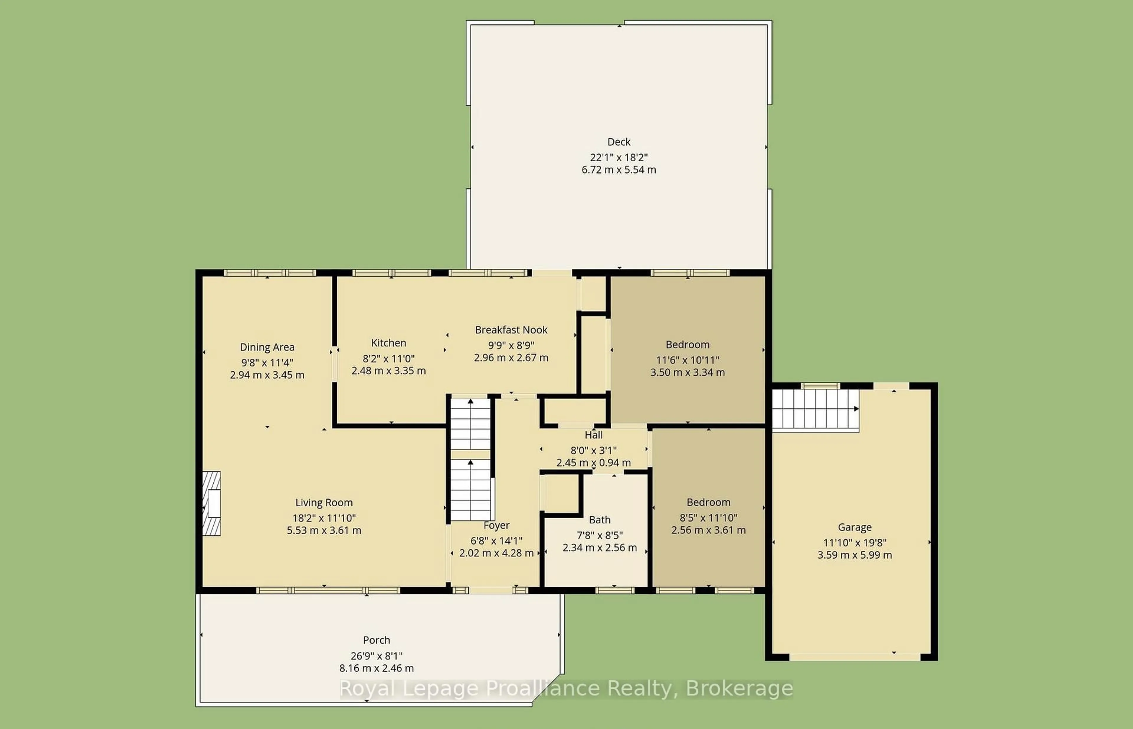 Floor plan for 1 Brook Rd, Cobourg Ontario K9A 4G4