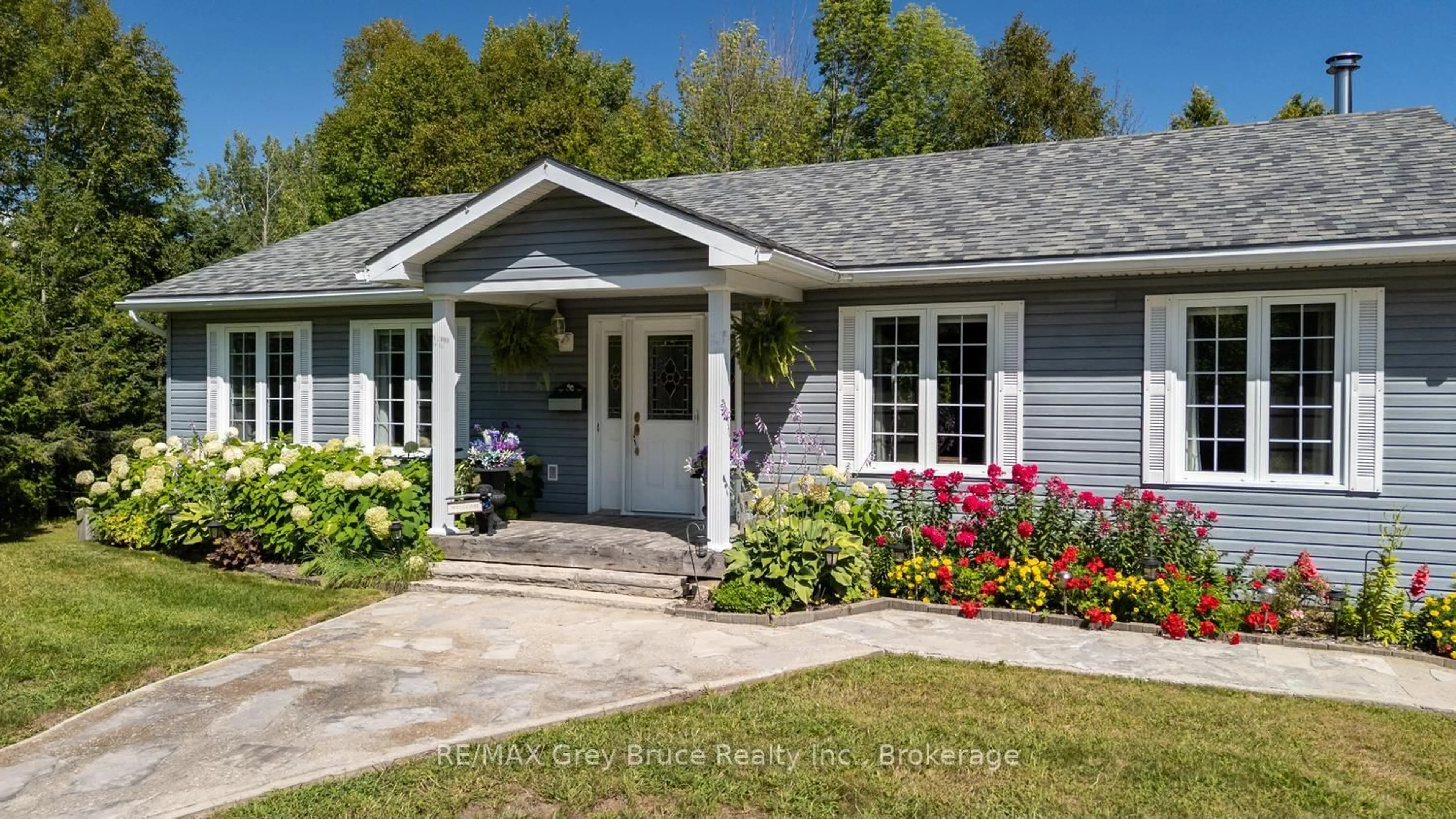 Home with vinyl exterior material, street for 358 Huron Rd, South Bruce Peninsula Ontario N0H 2T0