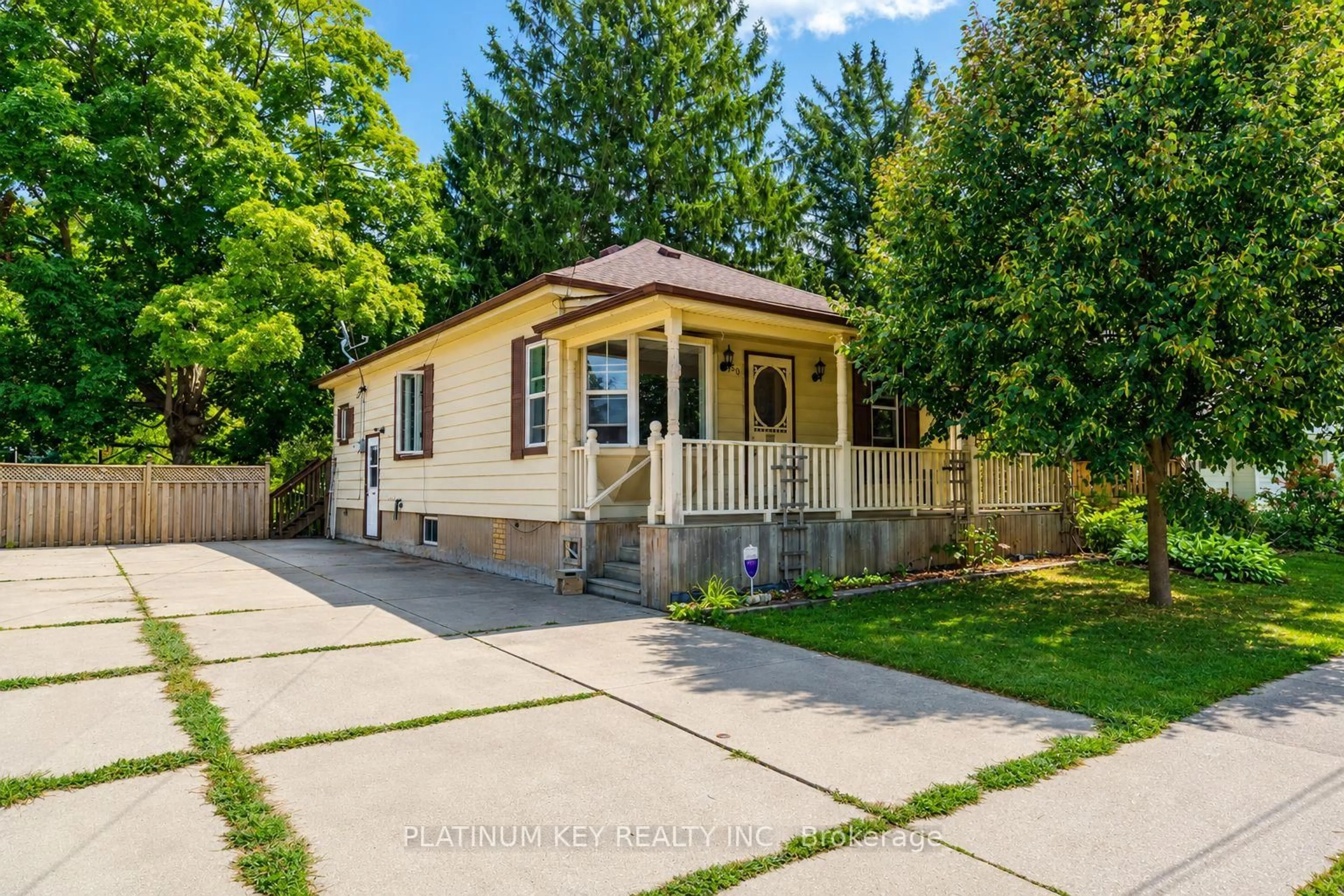 Home with vinyl exterior material, street for 90 Andrew St, South Huron Ontario N0M 1S1