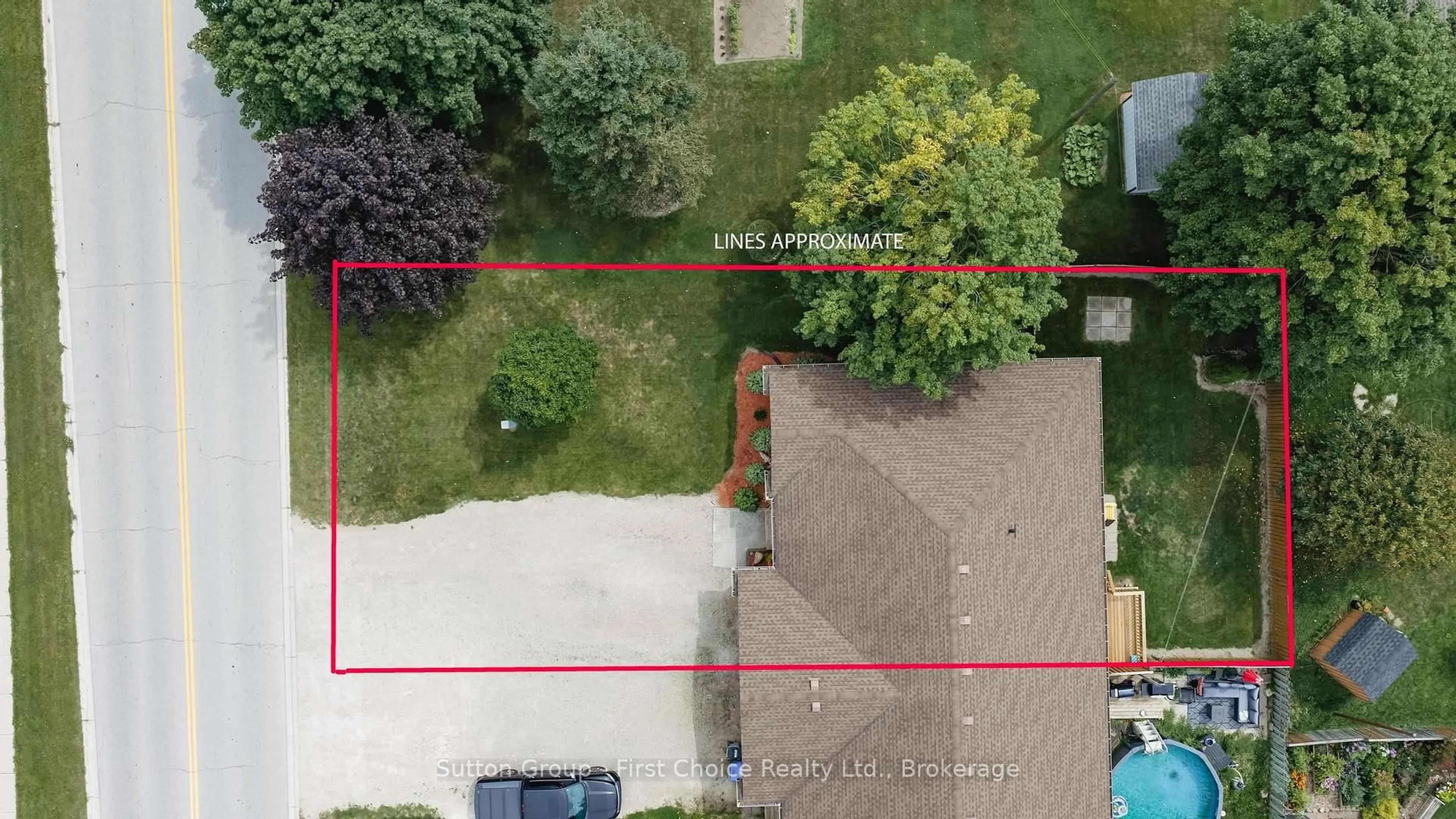 A pic from outside/outdoor area/front of a property/back of a property/a pic from drone, street for 56 Huron Rd, West Perth Ontario N0K 1N0
