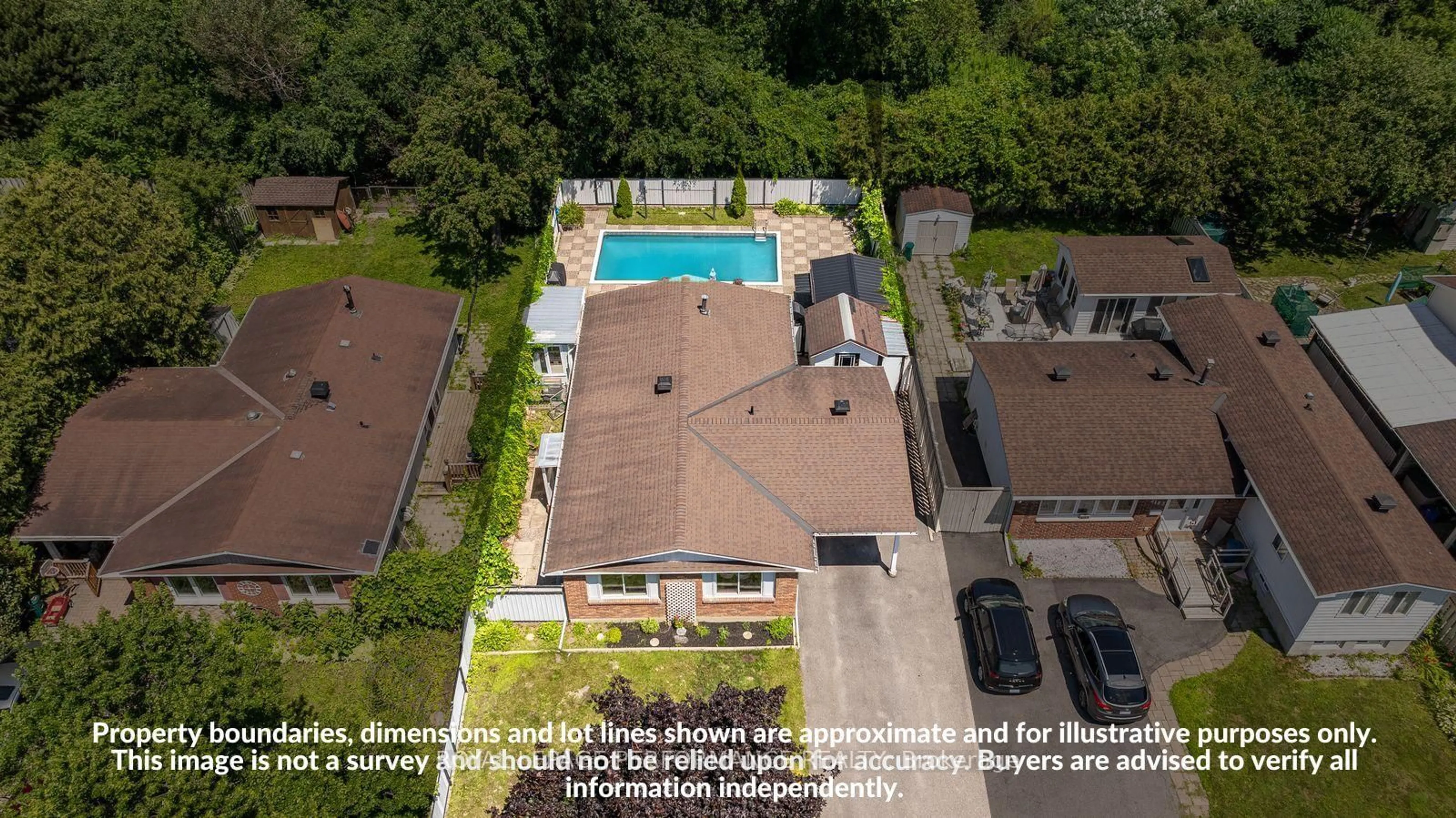 A pic from outside/outdoor area/front of a property/back of a property/a pic from drone, unknown for 2179 Erinbrook Cres, Ottawa Ontario K1B 4J7