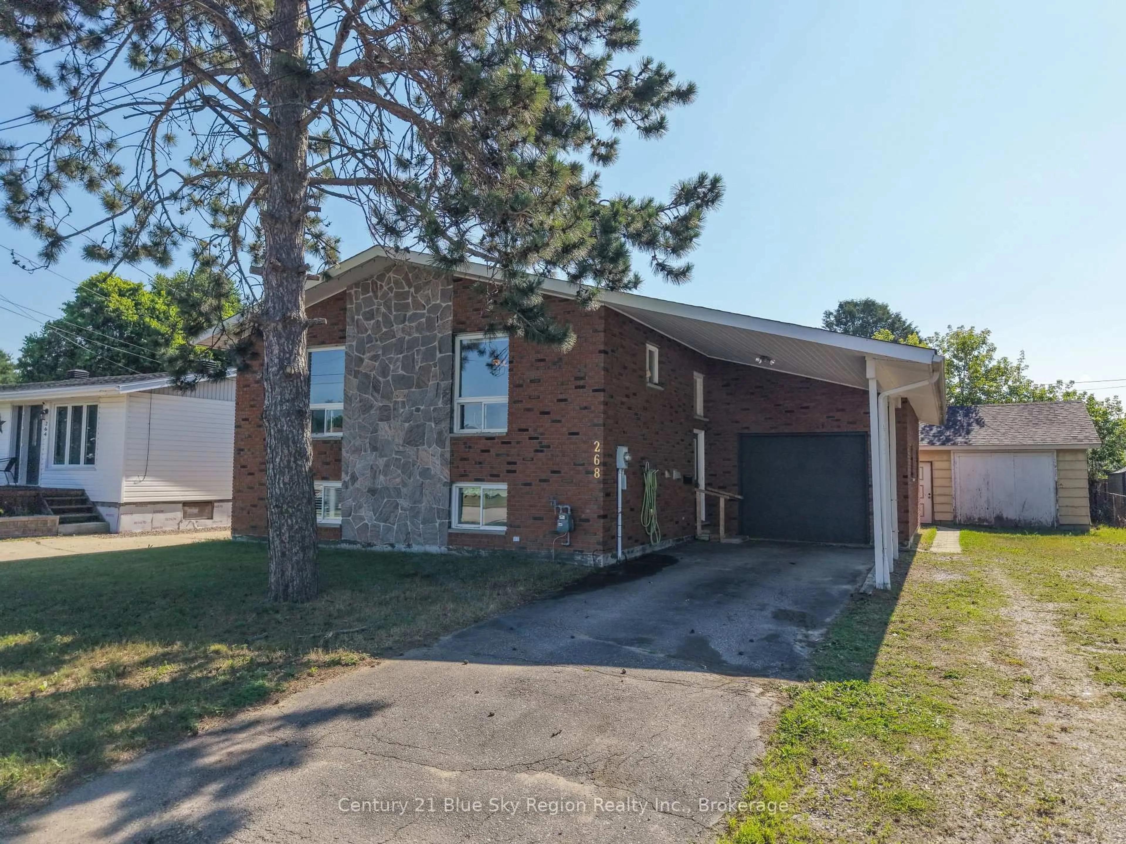 Home with brick exterior material, street for 268 Levesque St, West Nipissing Ontario P2B 3A3