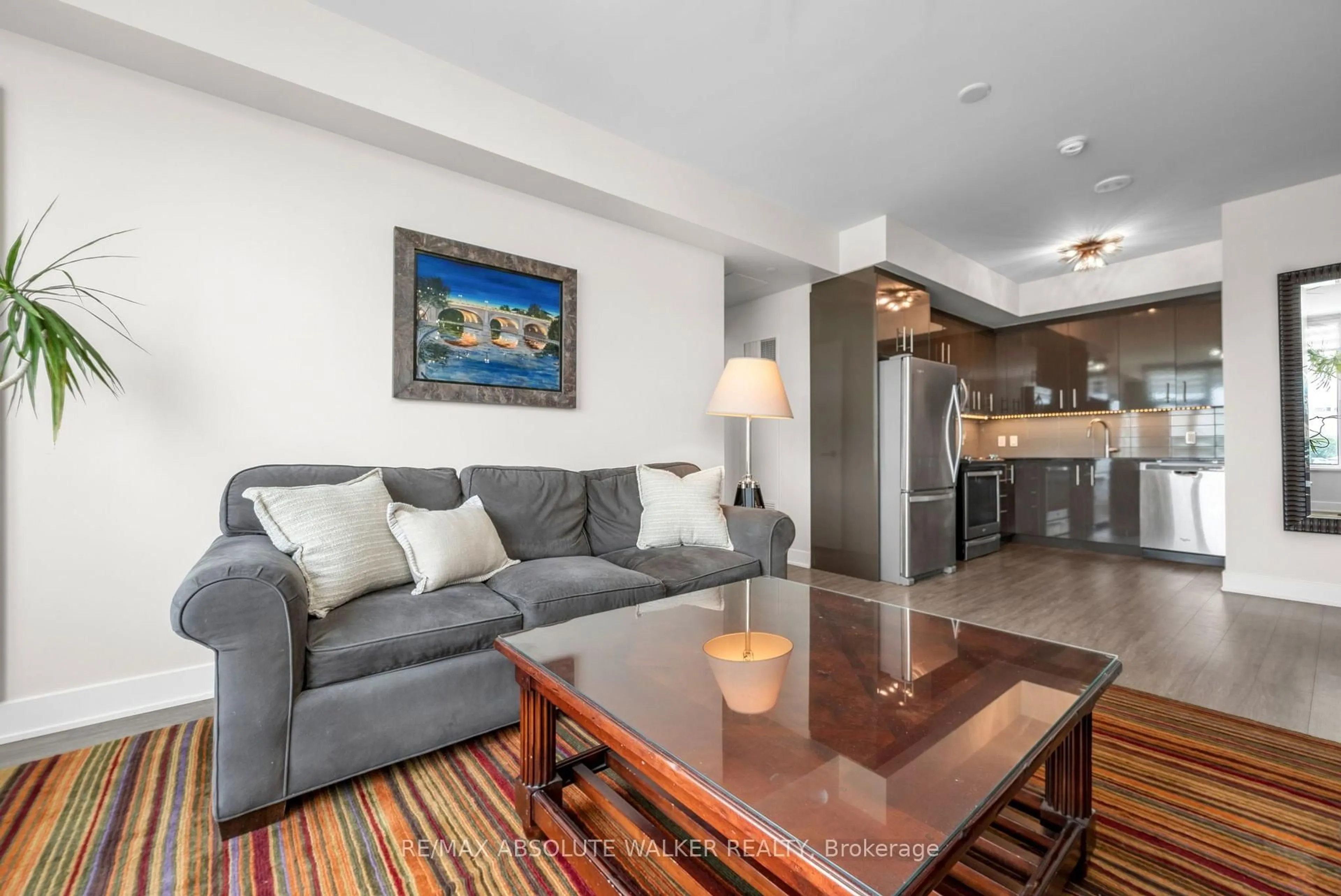 Living room with furniture, unknown for 1035 Bank St #1006, Ottawa Ontario K1S 3W9