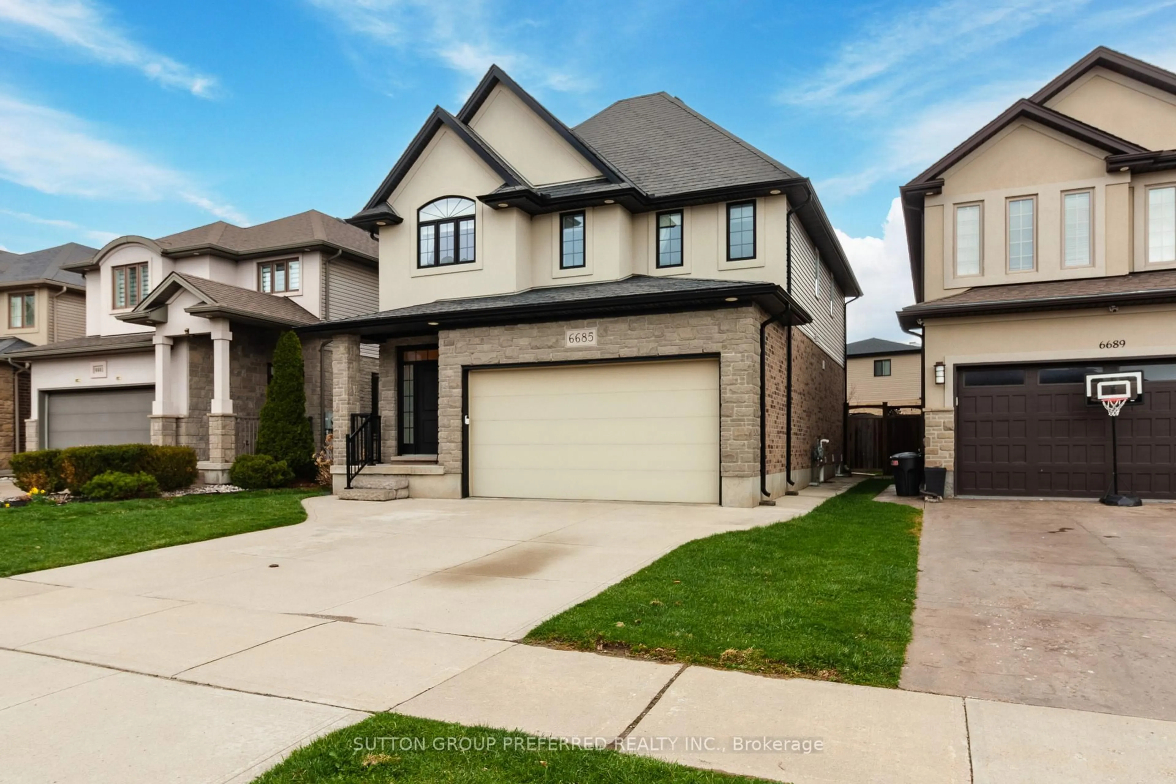 Home with brick exterior material, street for 6685 Navin Cres, London South Ontario N6P 0B7