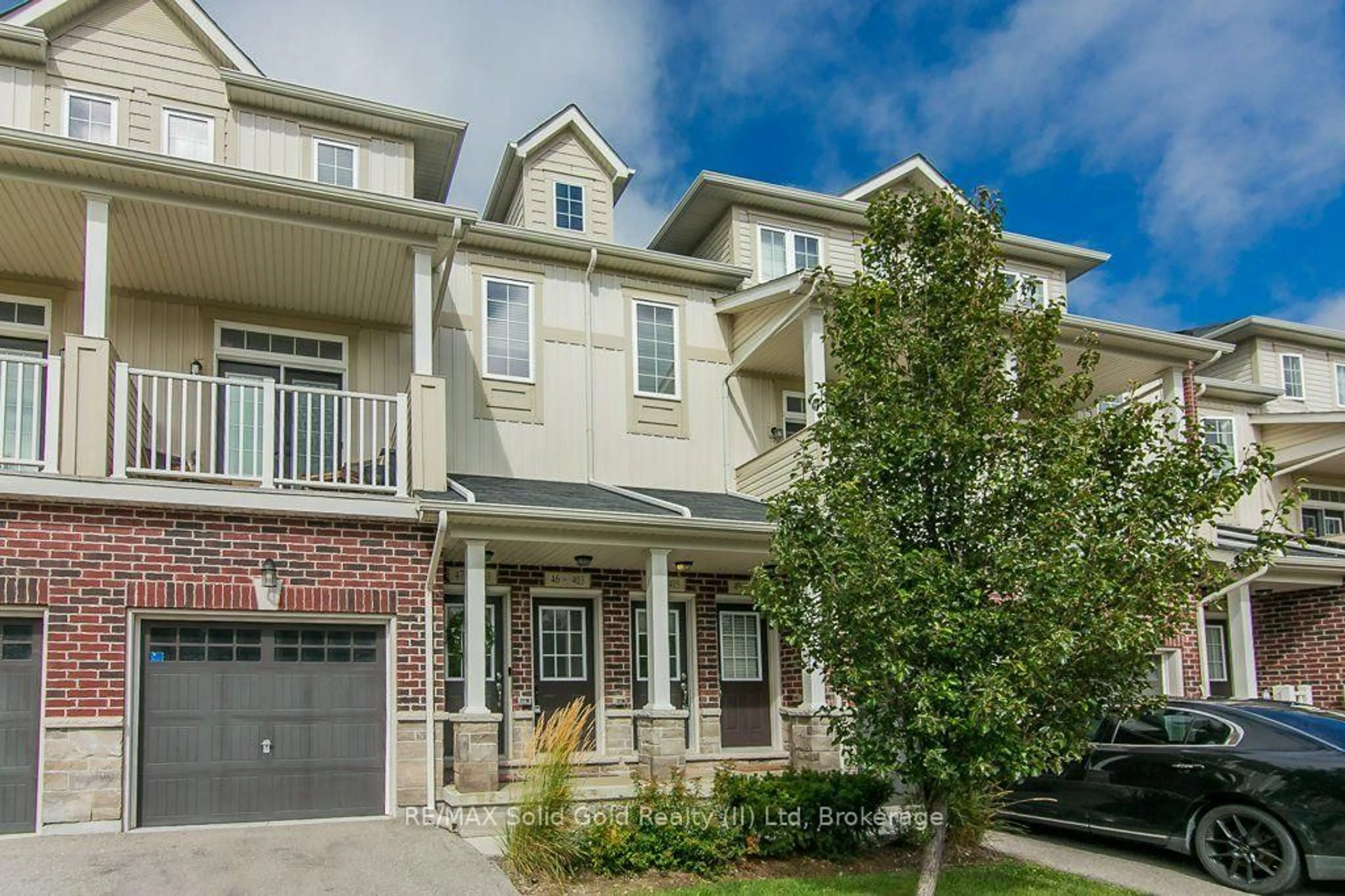 Home with brick exterior material, street for 403 Westwood Dr #48, Kitchener Ontario N2M 0B5