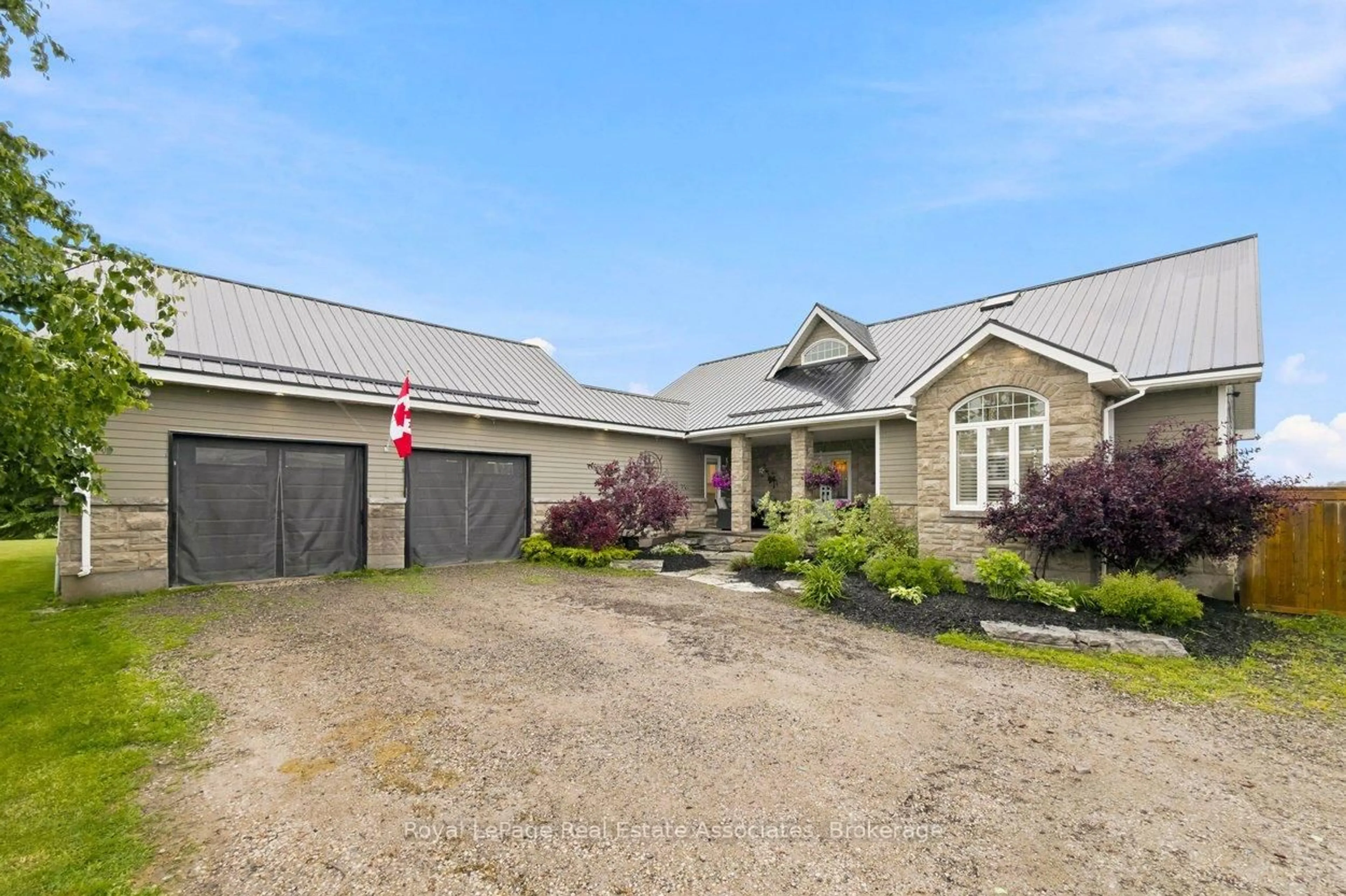A pic from outside/outdoor area/front of a property/back of a property/a pic from drone, street for 321311 Concession Rd #6-7, East Luther Grand Valley Ontario L9W 0W8