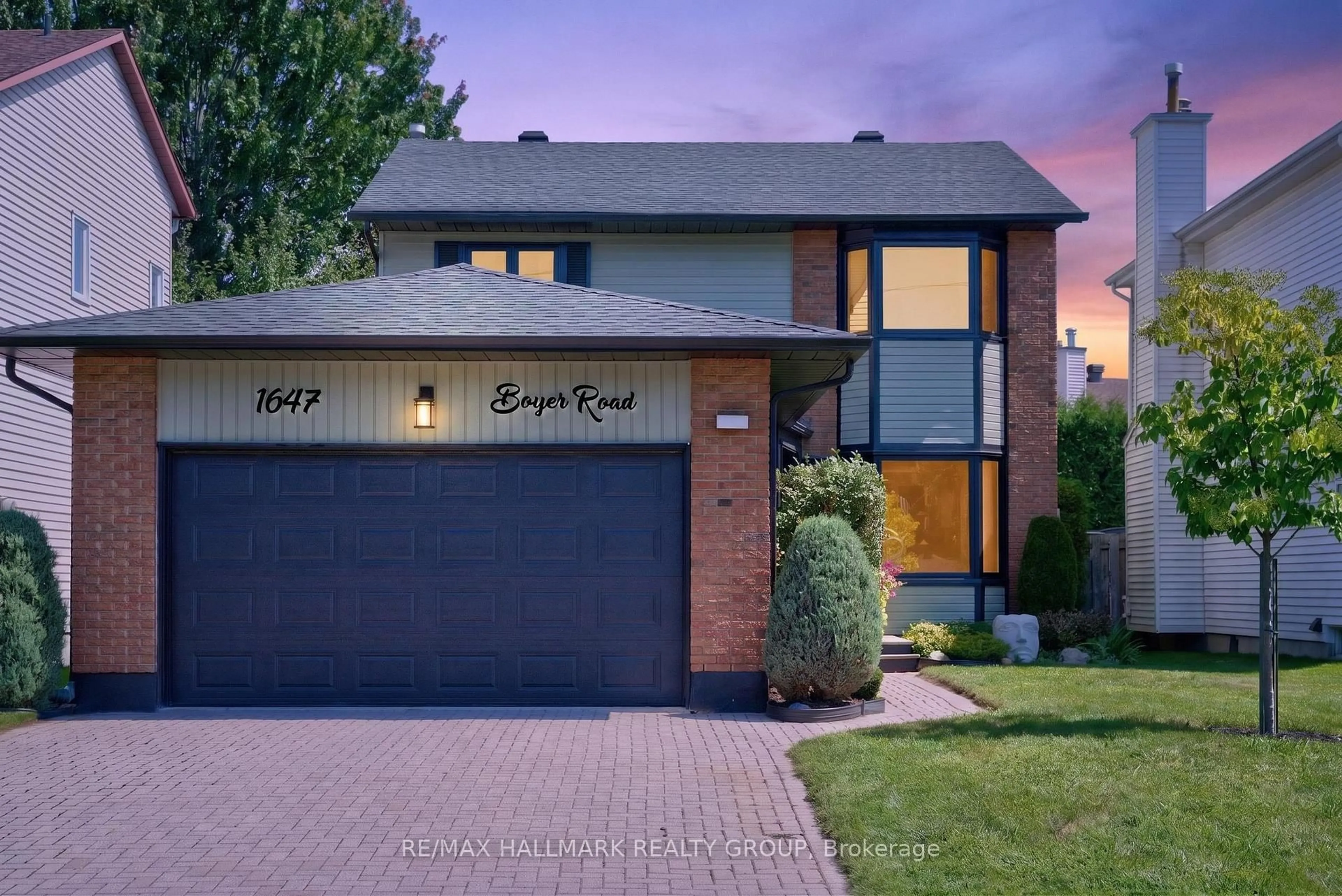 Home with brick exterior material, street for 1647 Boyer Rd, Ottawa Ontario K1C 3H6