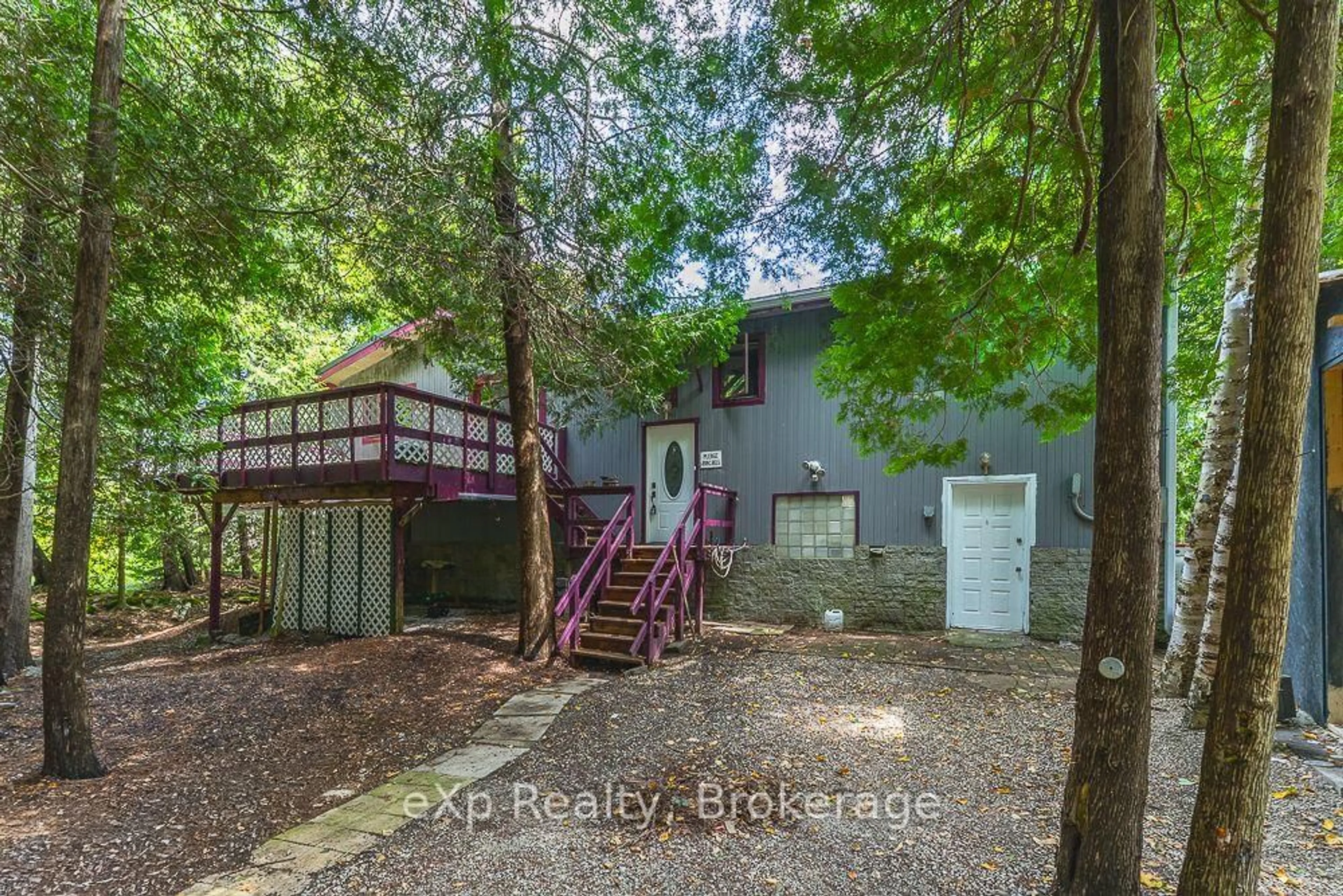 A pic from outside/outdoor area/front of a property/back of a property/a pic from drone, unknown for 144 Mckague Rd, Northern Bruce Peninsula Ontario N0H 1W0