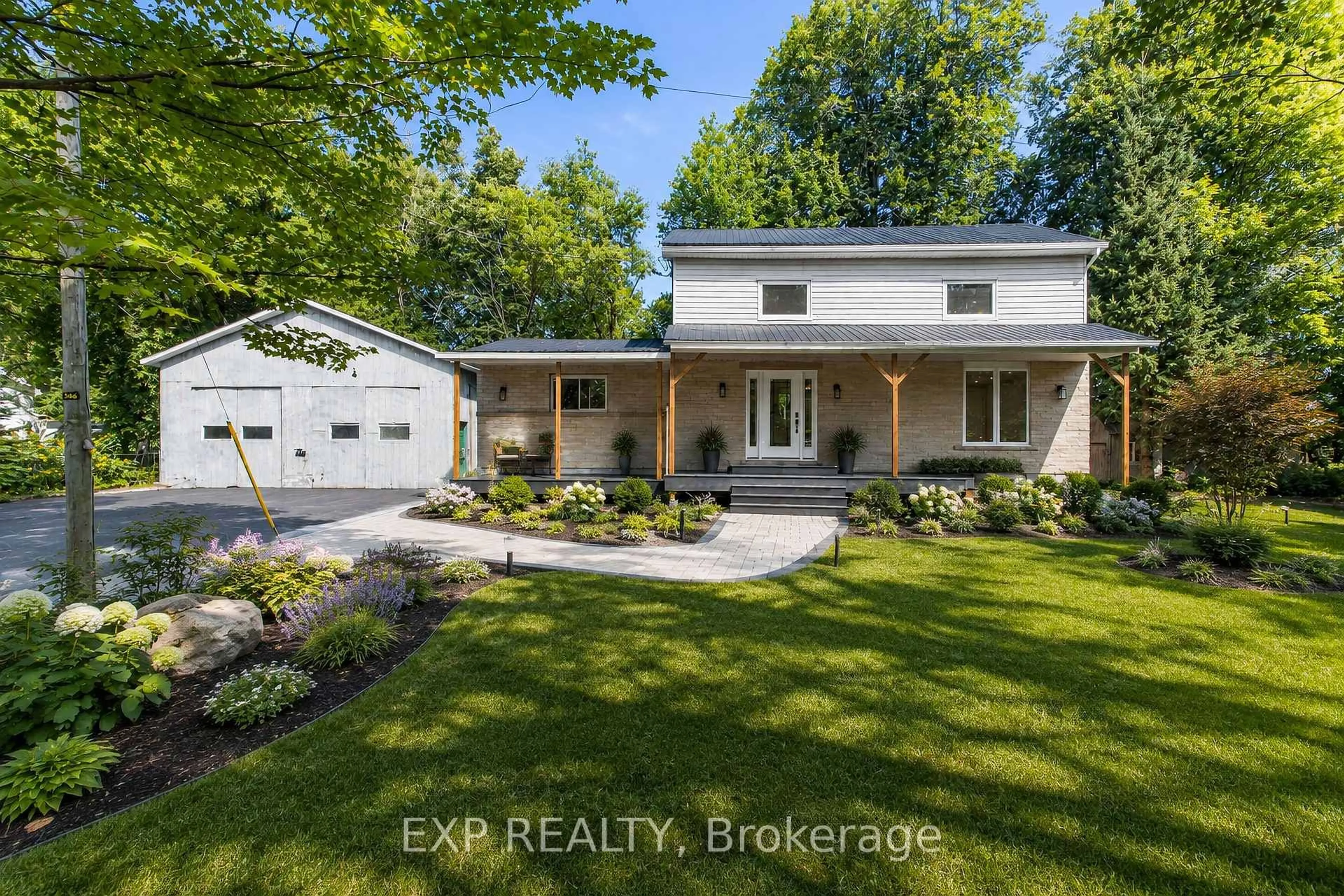 A pic from outside/outdoor area/front of a property/back of a property/a pic from drone, street for 3253 County 16 Rd, The Nation Ontario K0B 1G0
