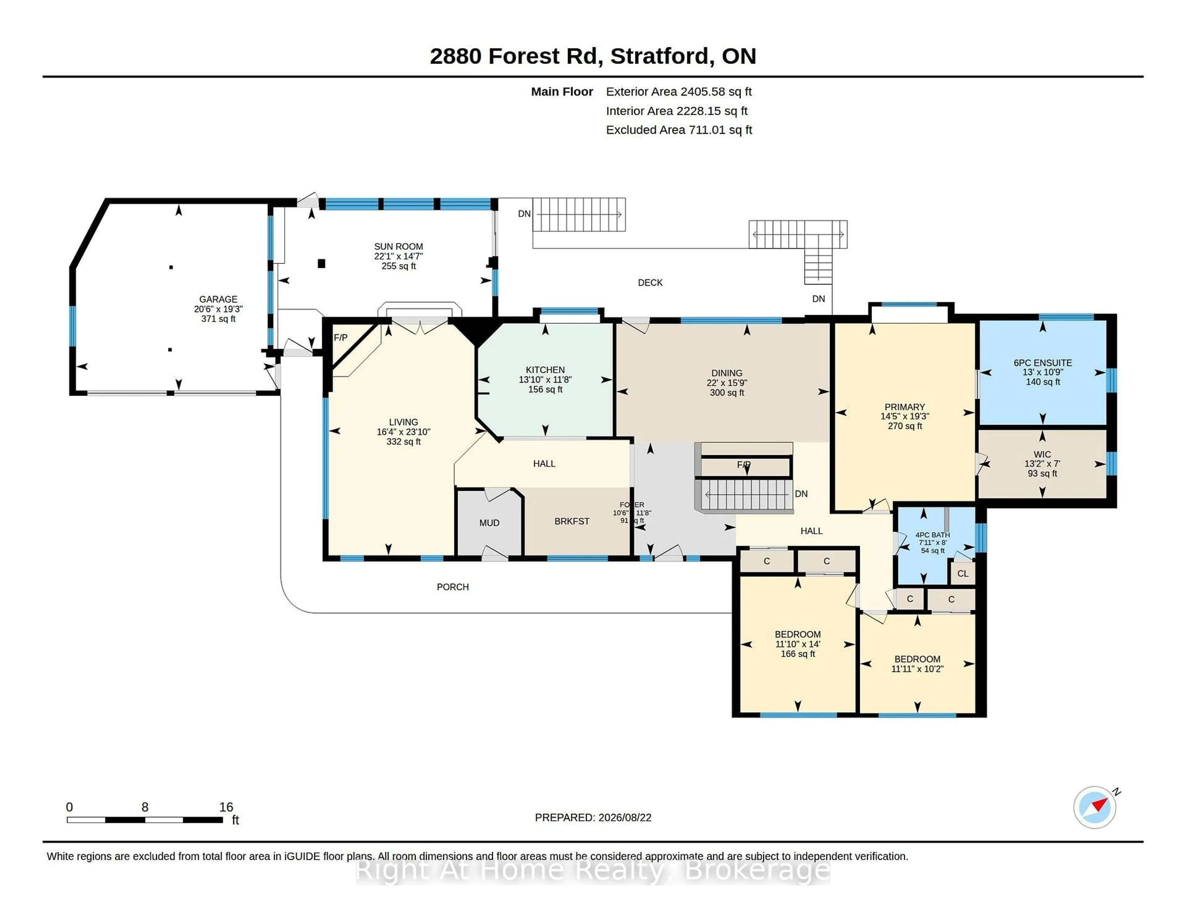 Floor plan for 2880 Forest Rd, Perth East Ontario N5A 6S5
