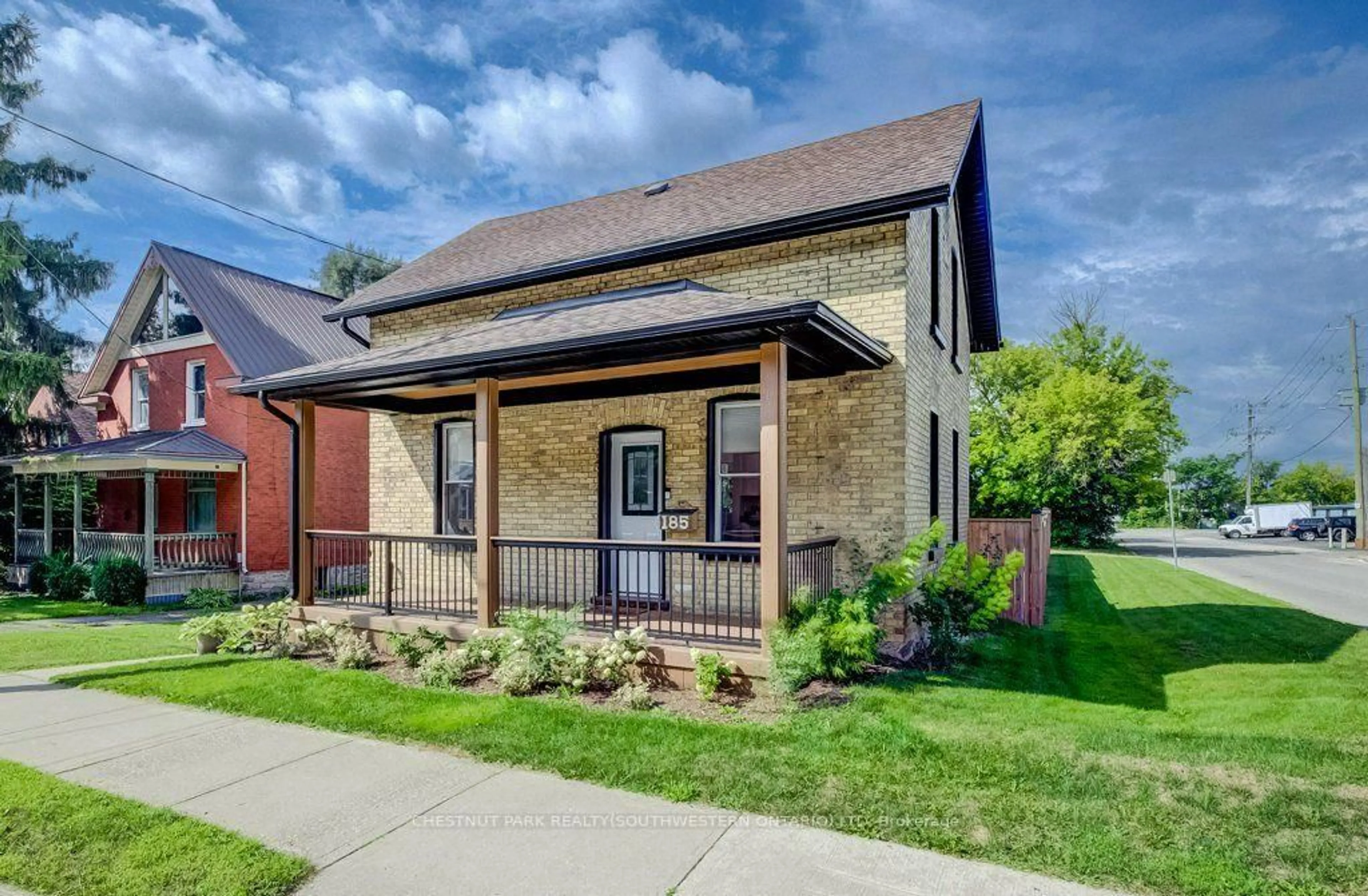 Home with brick exterior material, street for 185 Strange St, Kitchener Ontario N2G 1R5