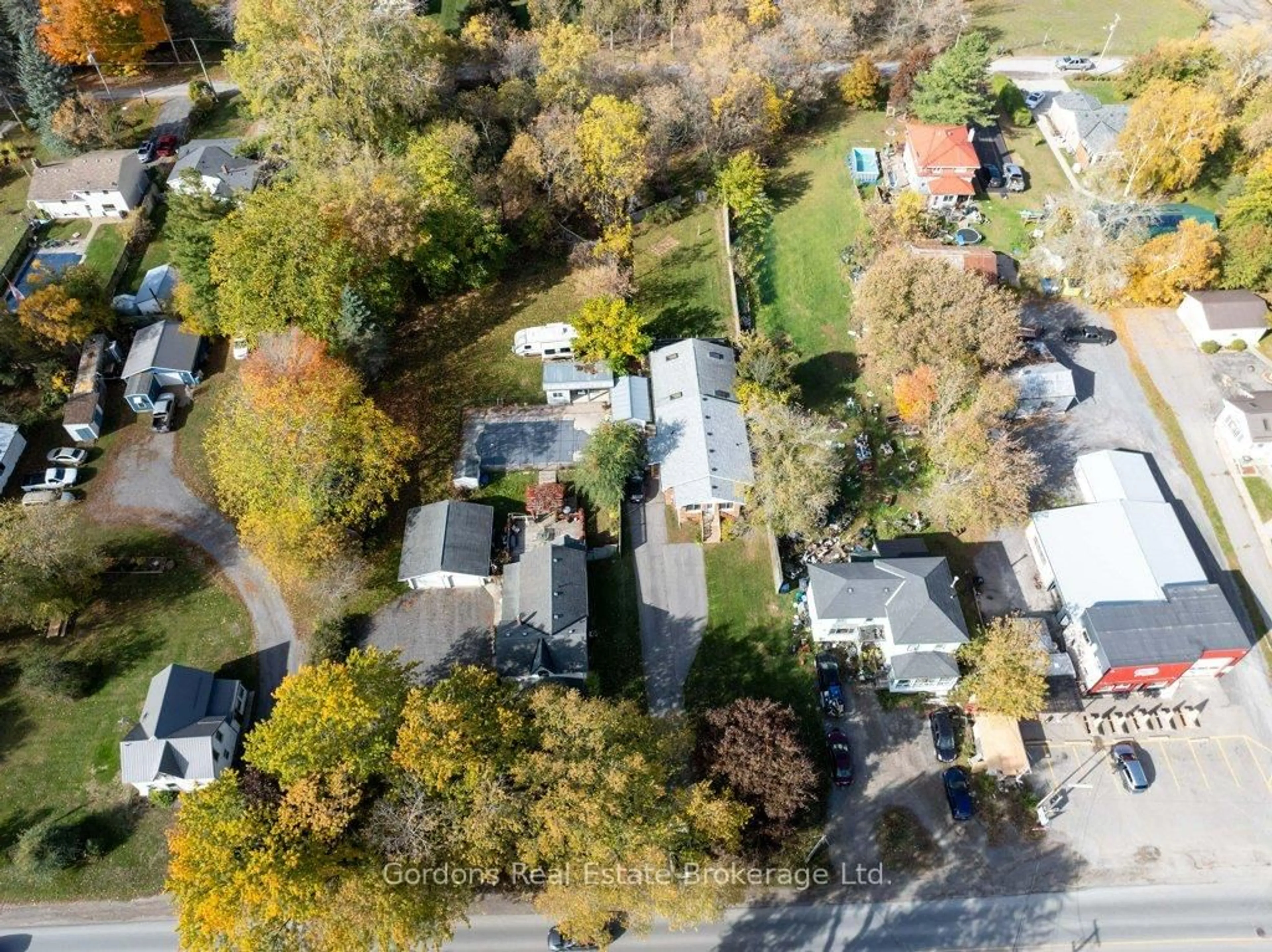 A pic from outside/outdoor area/front of a property/back of a property/a pic from drone, street for 126 County Rd 10, Prince Edward County Ontario K0K 2T0