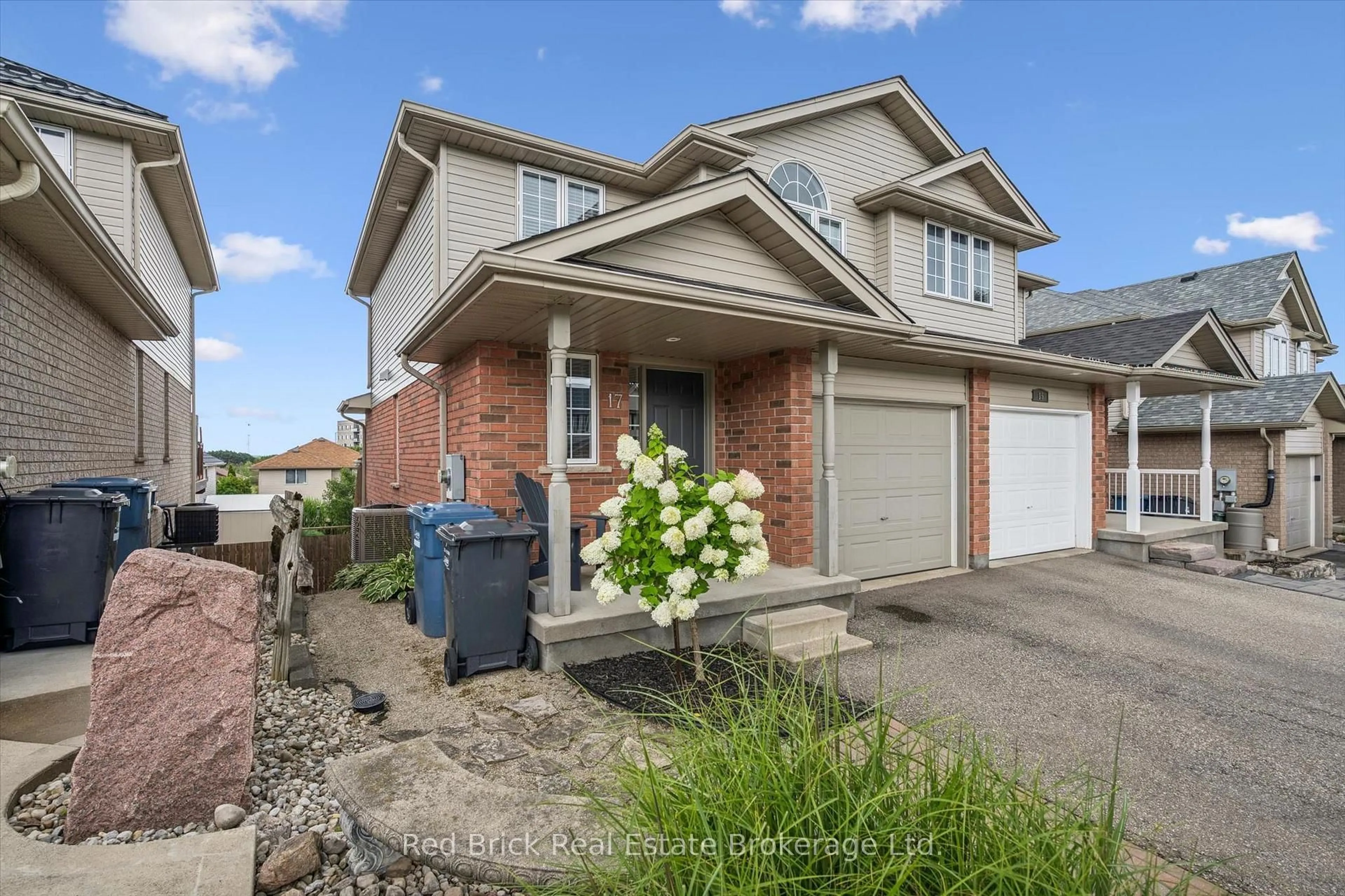 Home with brick exterior material, street for 17 DAVISON DR, Guelph Ontario N1E 0C1
