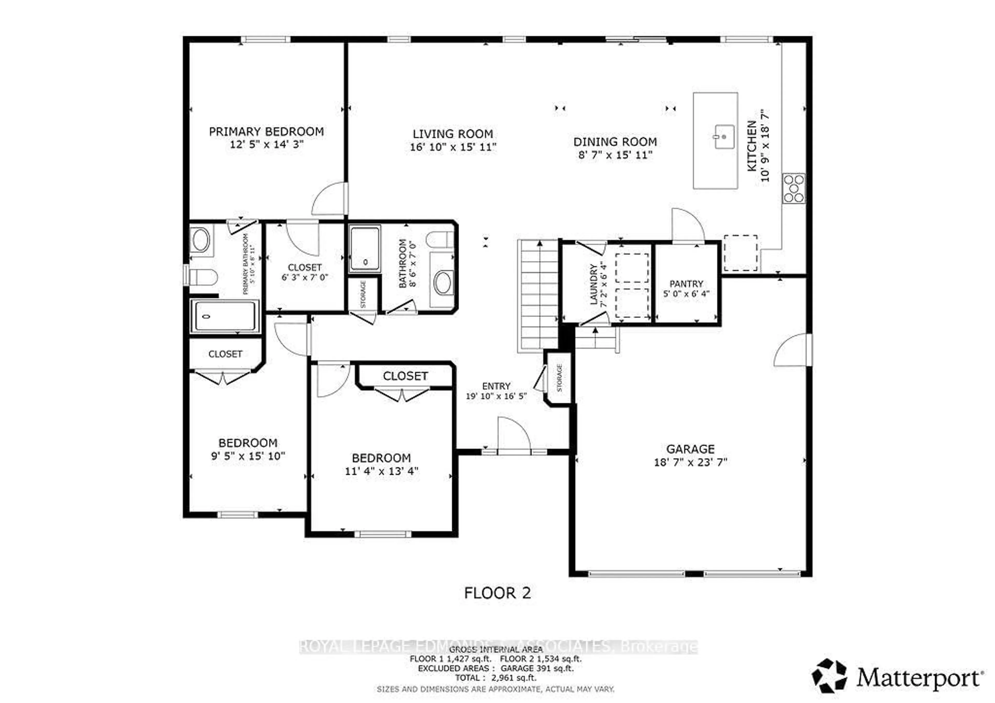 Floor plan for 10 Noble Cres, Petawawa Ontario K8H 0G1