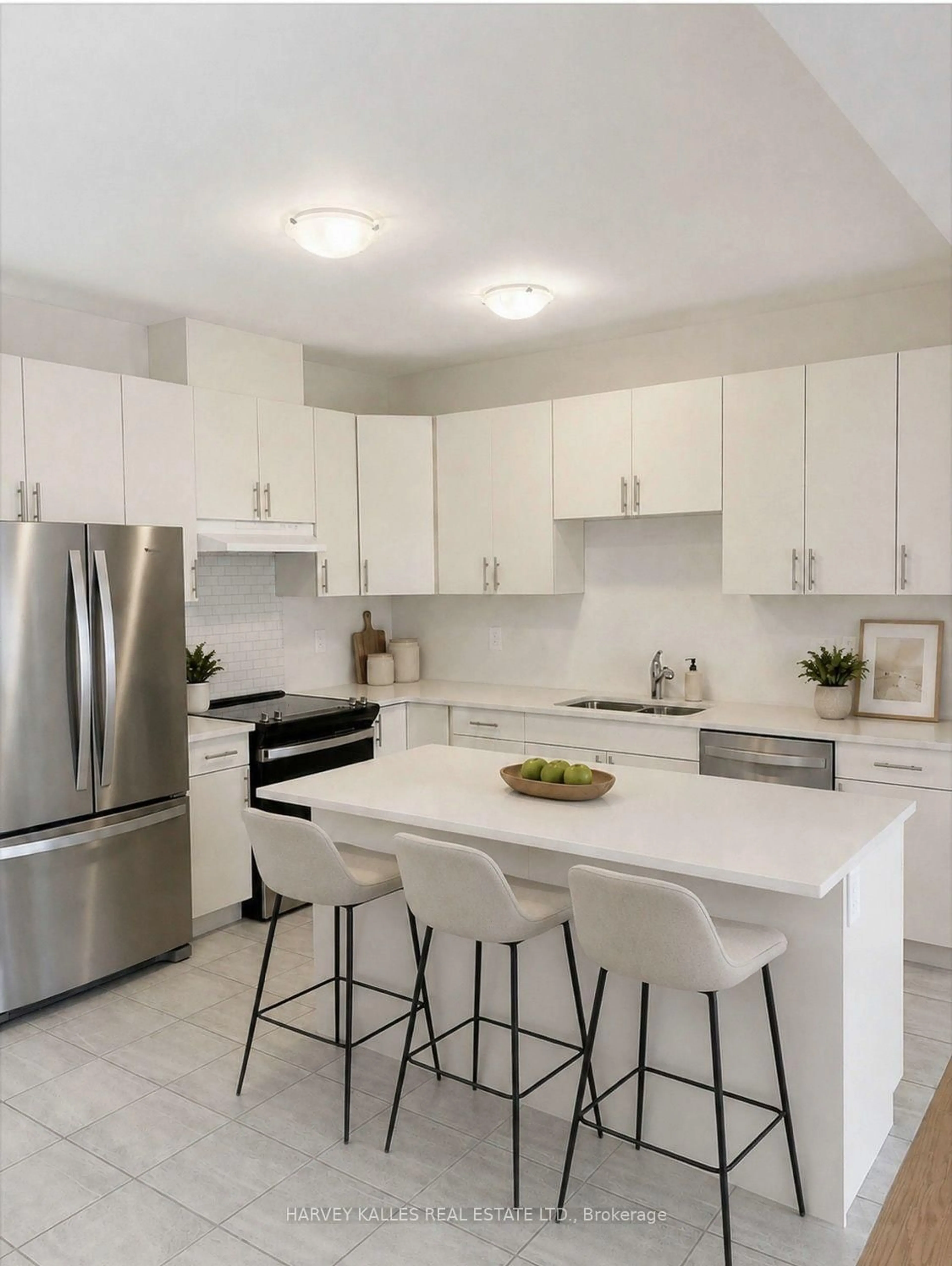 Contemporary kitchen, ceramic/tile floor for 210 Middleton St, Zorra Ontario N0M 2N0