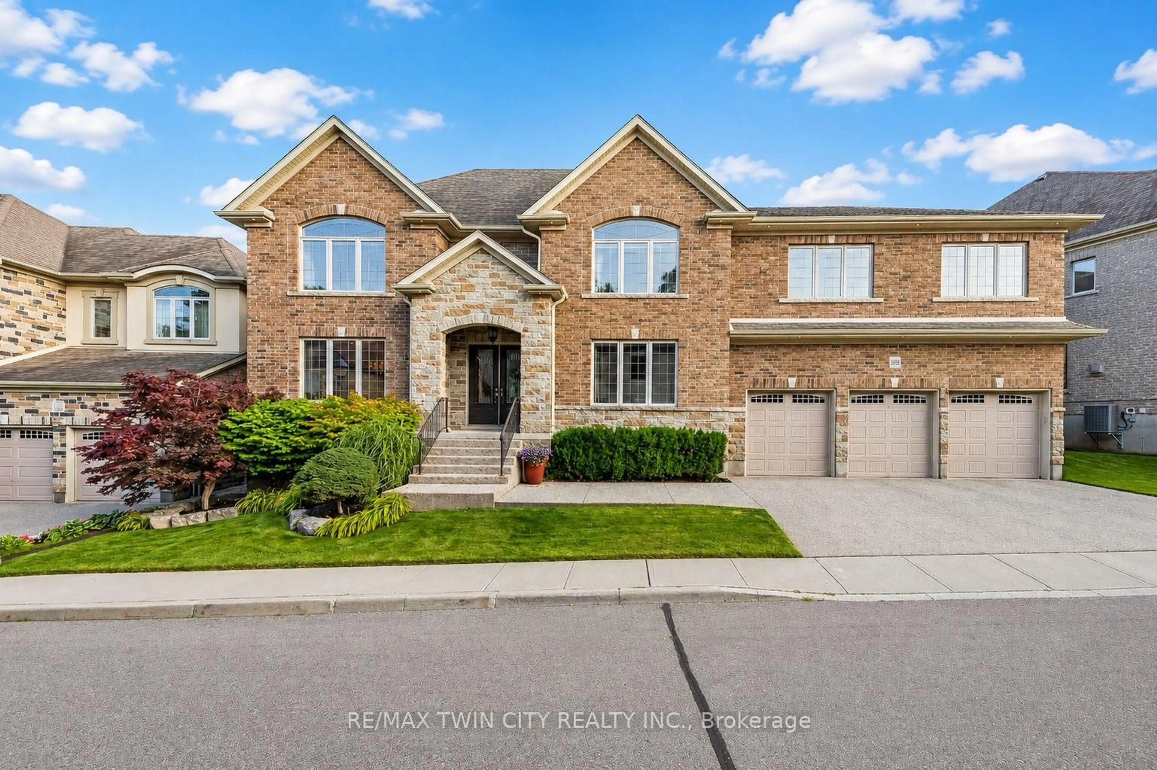 Home with brick exterior material, street for 258 Edgewater Cres #3, Kitchener Ontario N2A 4M2