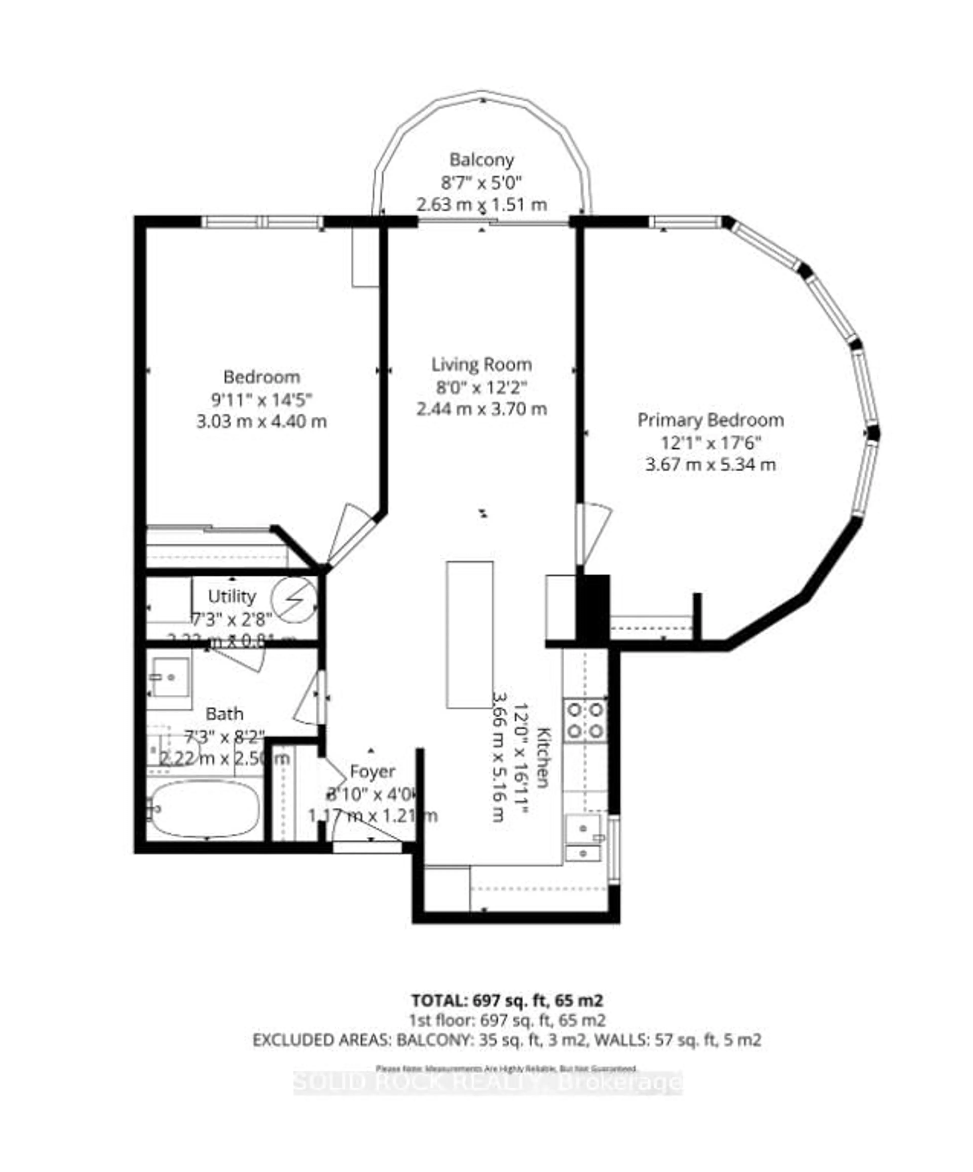 Floor plan for 1440 Heron Rd #901, Ottawa Ontario K1V 0X2