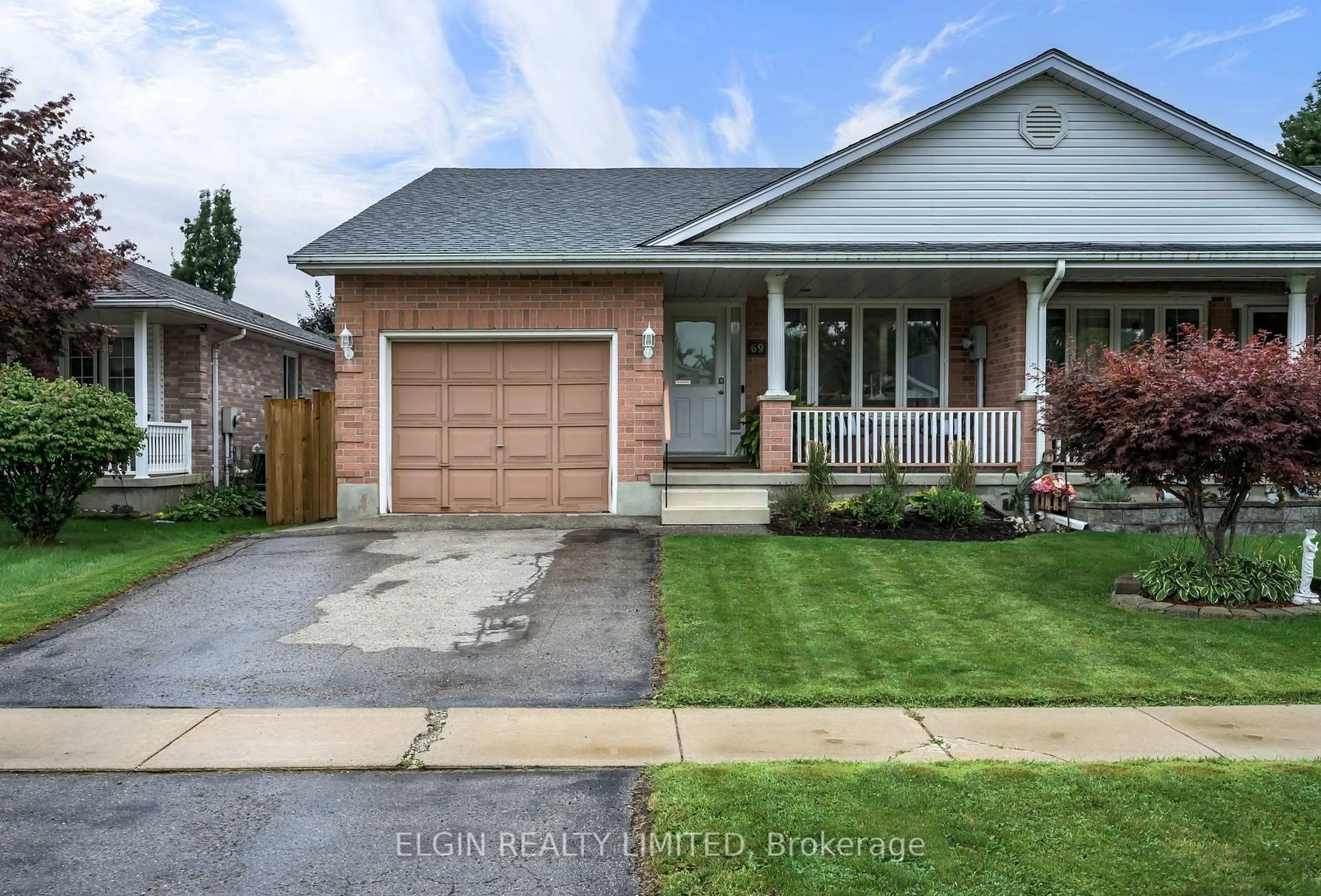 Home with brick exterior material, street for 69 Carrie Cres, St. Thomas Ontario N5R 6C2