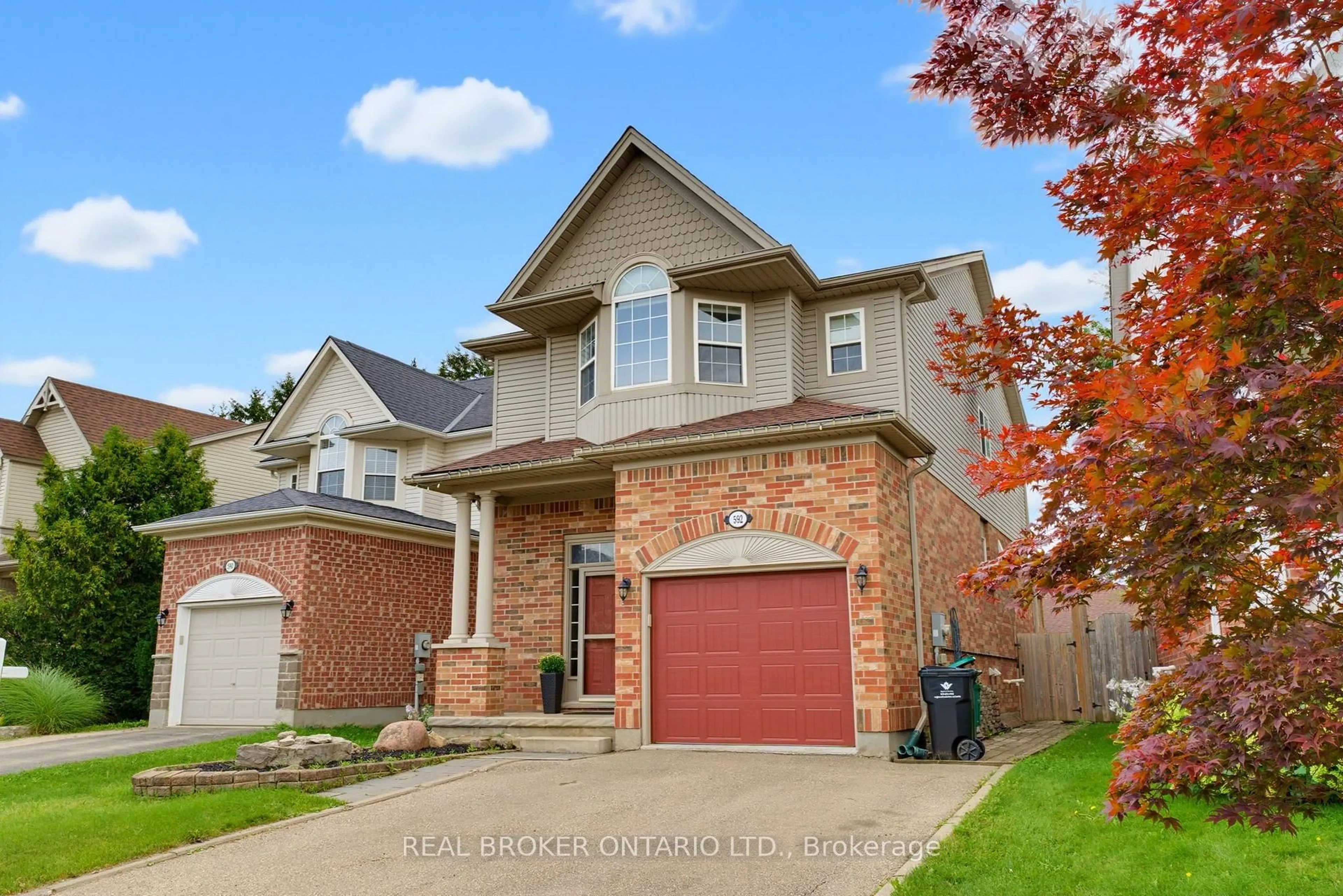 Home with brick exterior material, street for 592 Little Dover Cres, Waterloo Ontario N2K 4E5