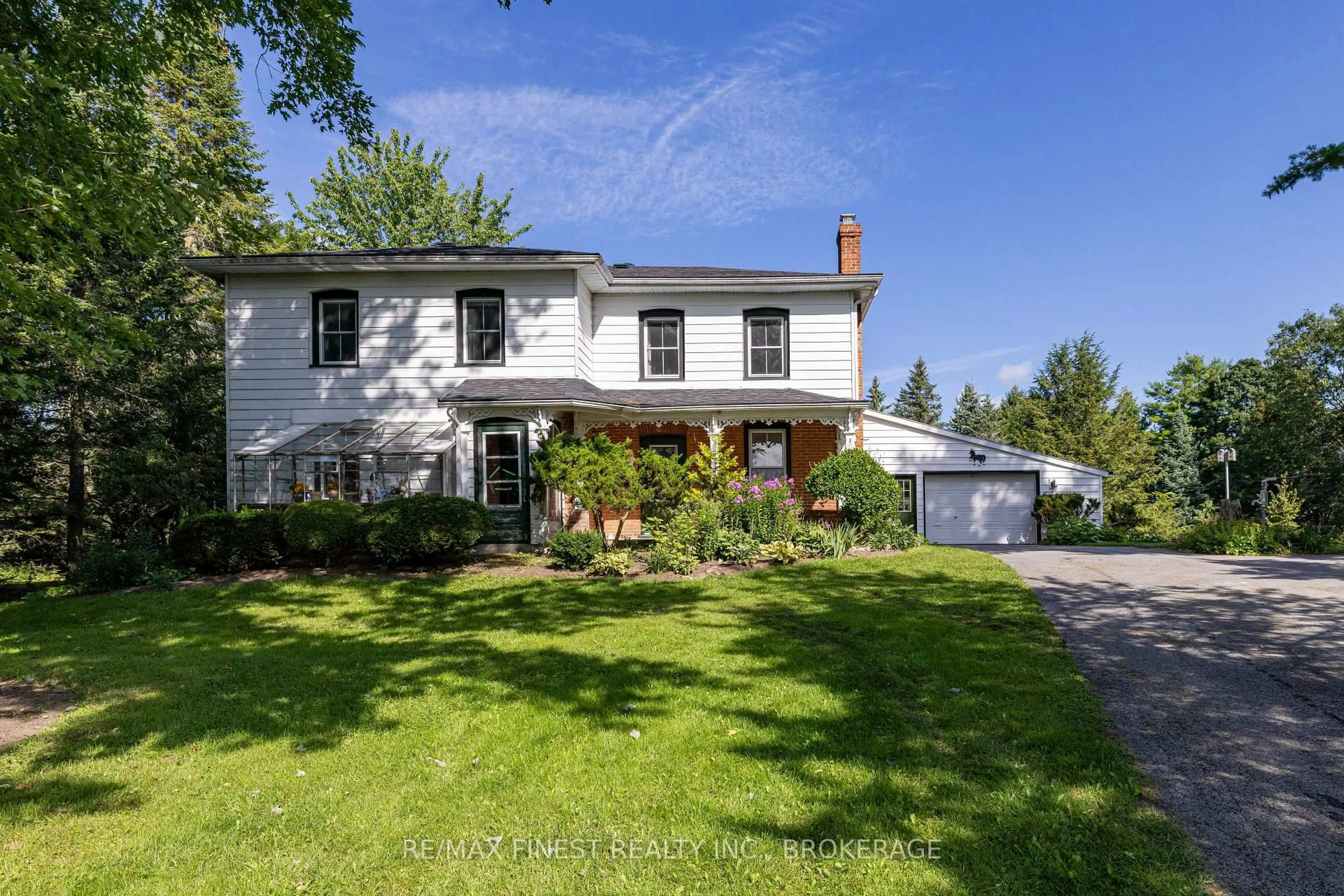 A pic from outside/outdoor area/front of a property/back of a property/a pic from drone, street for 43 Clancy Rd, Newburgh Ontario K0K 2S0