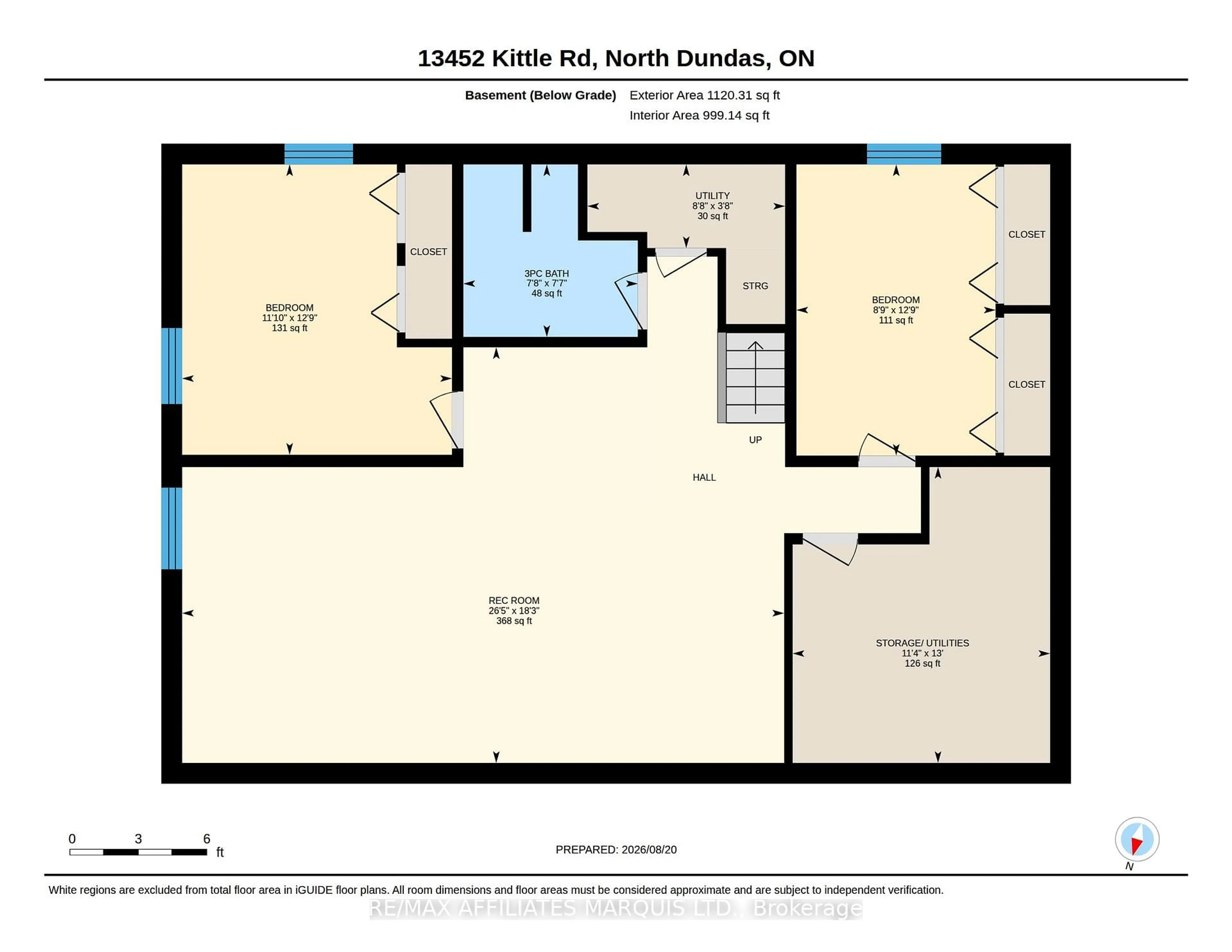 Floor plan for 13452 Kittle Rd, North Dundas Ontario K0C 1H0