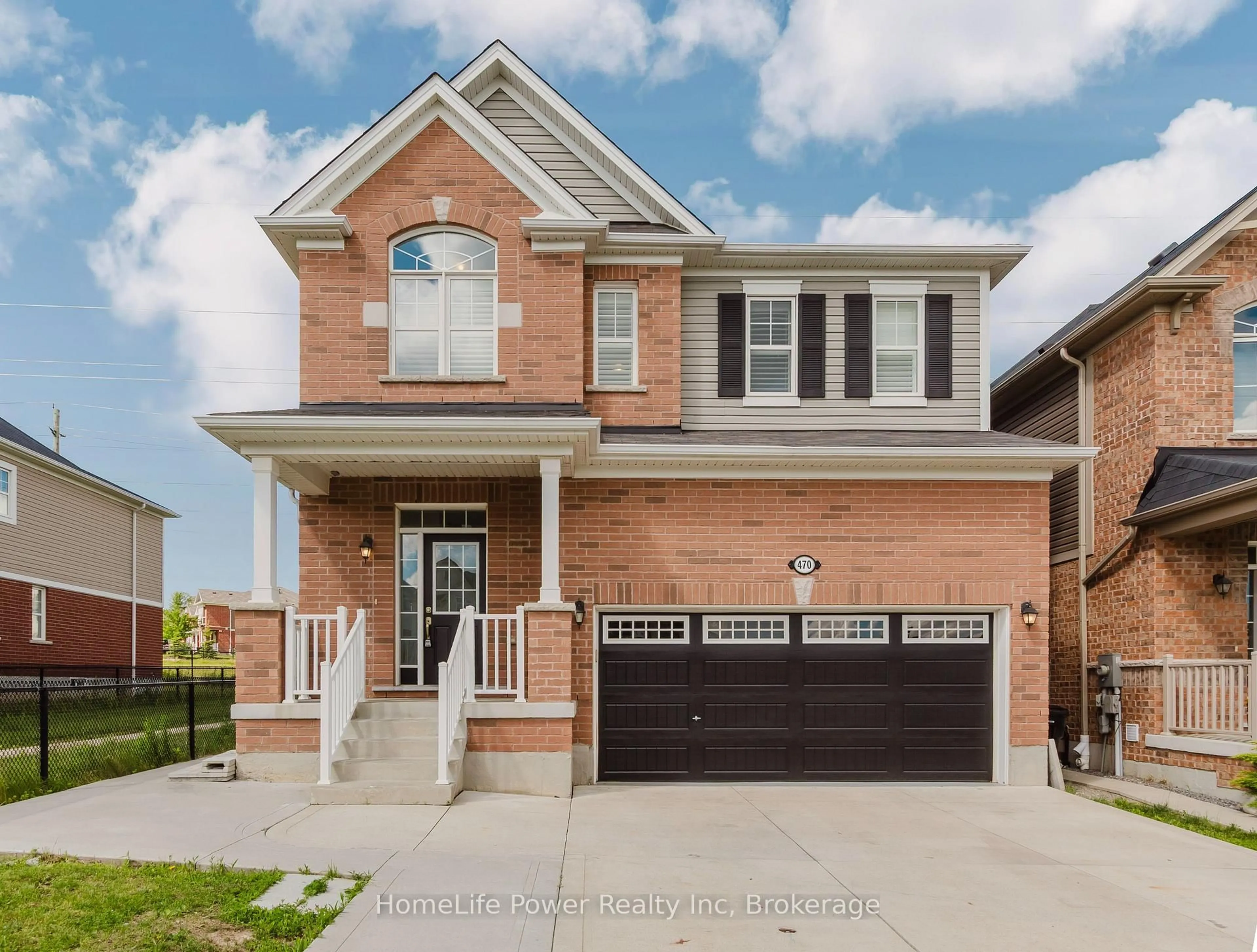 Home with brick exterior material, street for 470 Blair Creek Dr, Kitchener Ontario N2P 2X6
