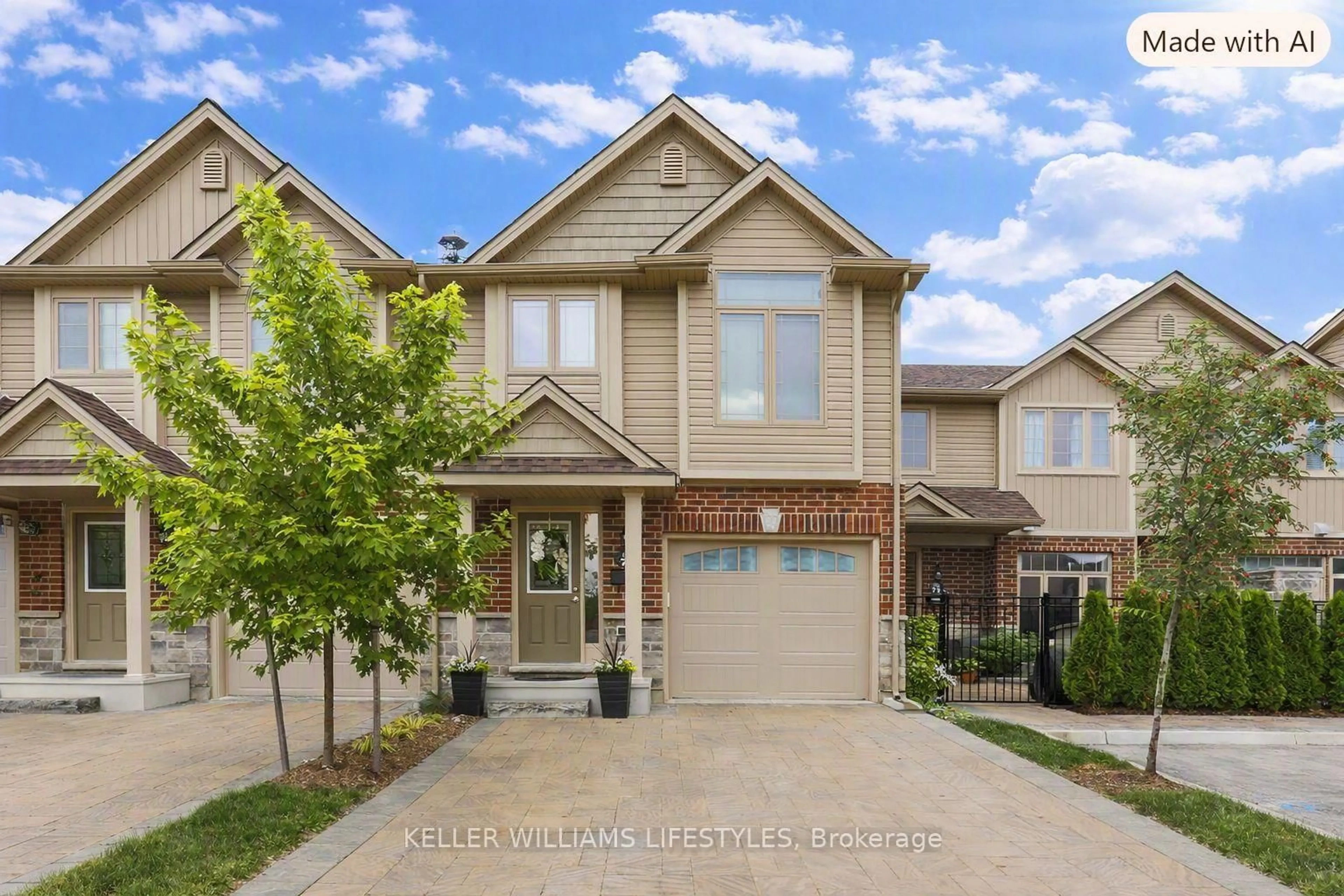 Home with brick exterior material, street for 1061 Eagletrace Dr #73, London North Ontario N6G 0T3