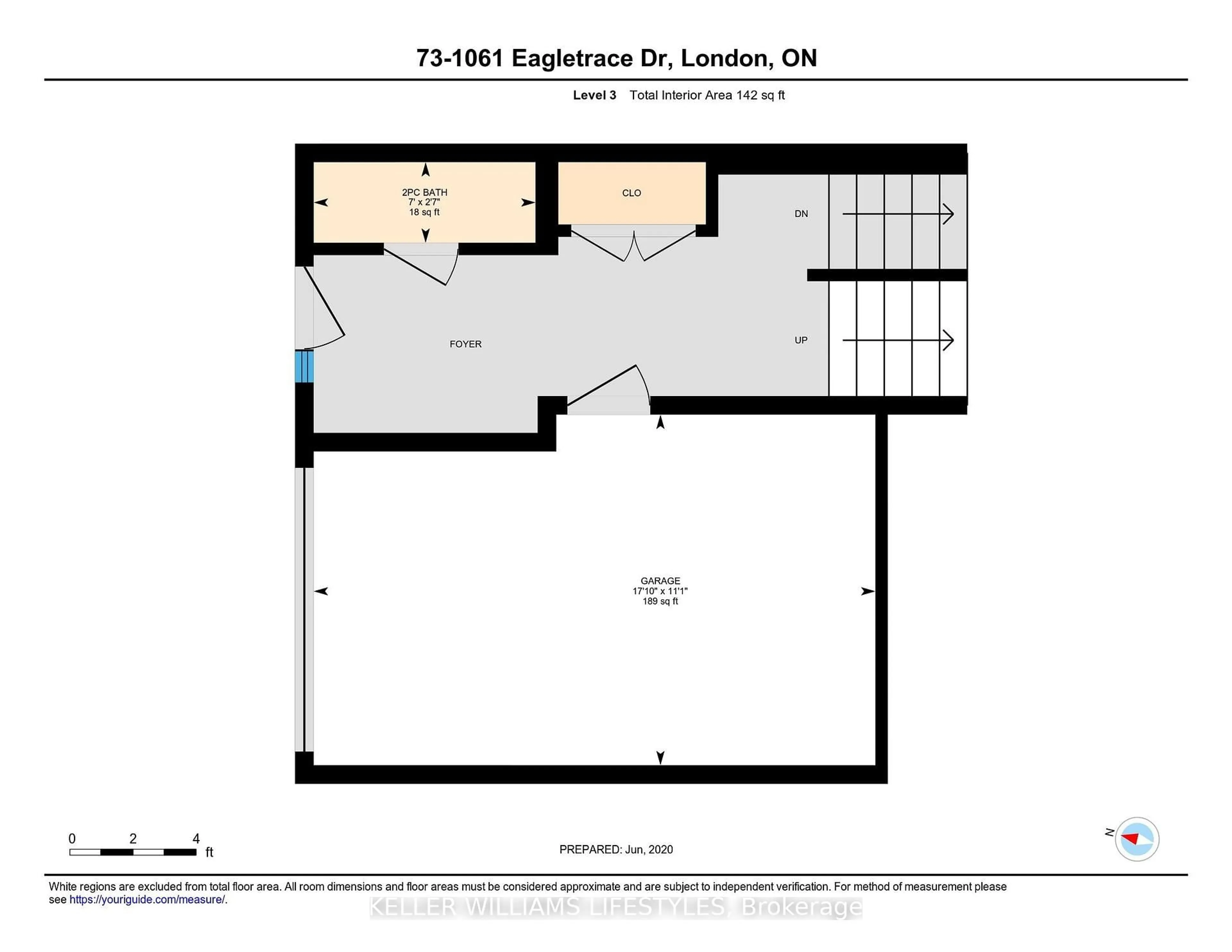 Floor plan for 1061 Eagletrace Dr #73, London North Ontario N6G 0T3
