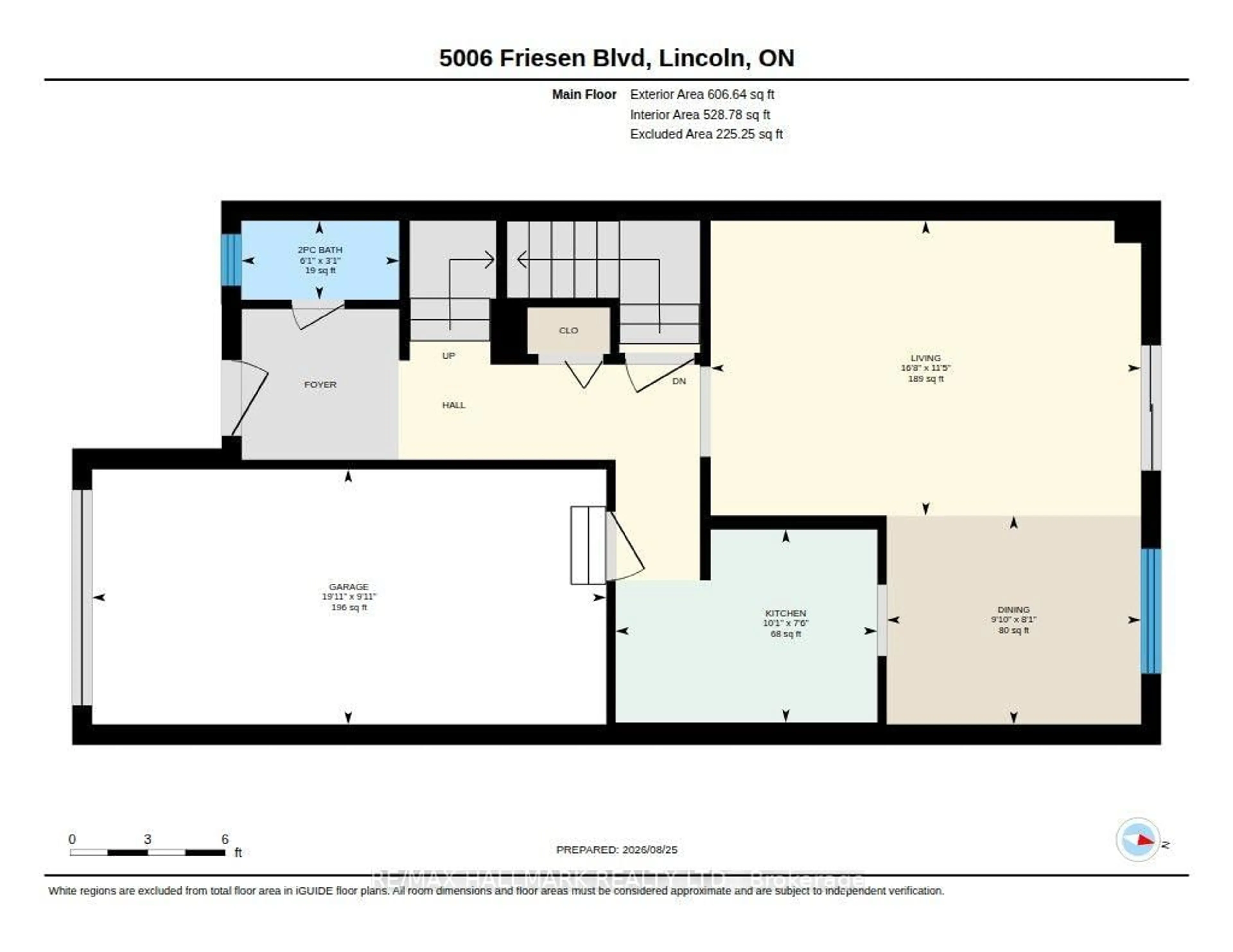 Floor plan for 5006 Friesen Blvd #10, Lincoln Ontario L3J 0A5