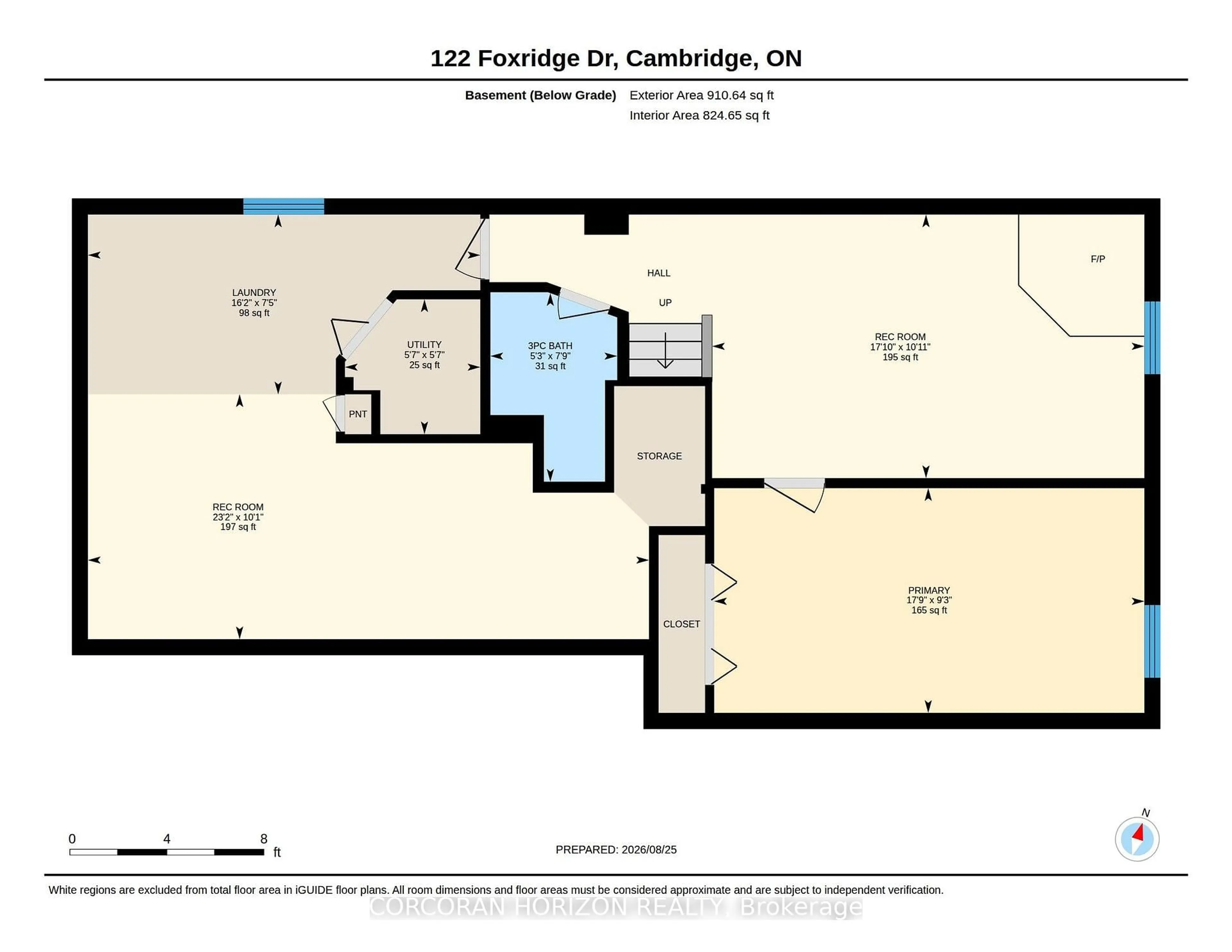 Floor plan for 122 Foxridge Dr, Cambridge Ontario N3C 3M8
