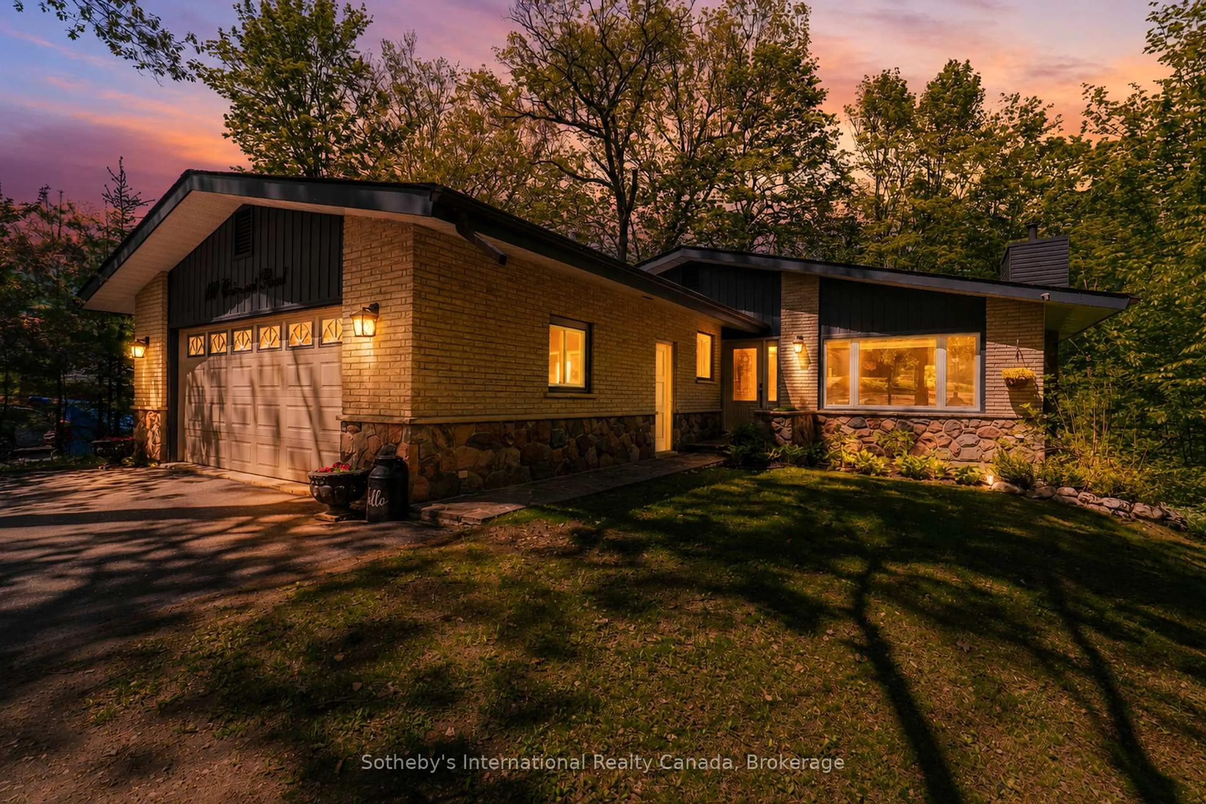 Home with brick exterior material, street for 180 Clairmont Rd, Gravenhurst Ontario P1P 1H9