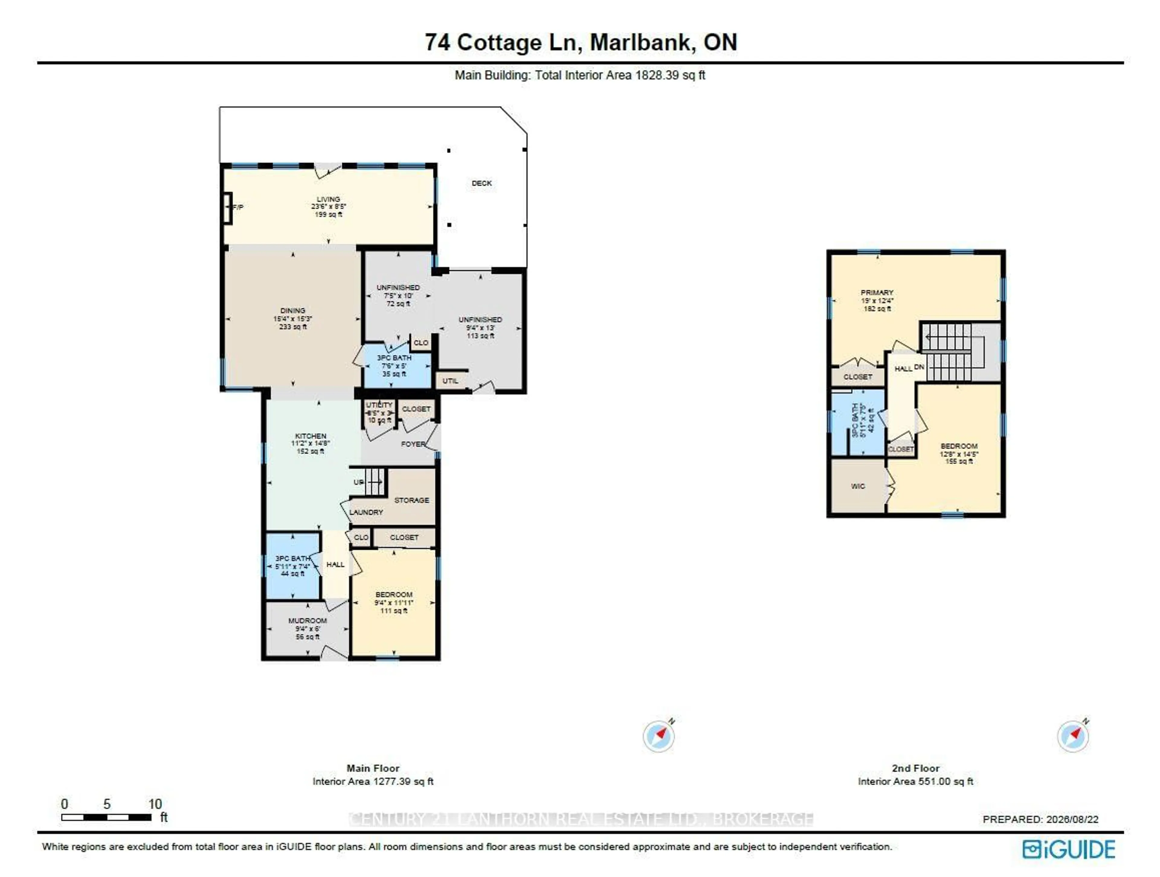 Floor plan for 74 Cottage Lane, Greater Napanee Ontario K0K 2L0