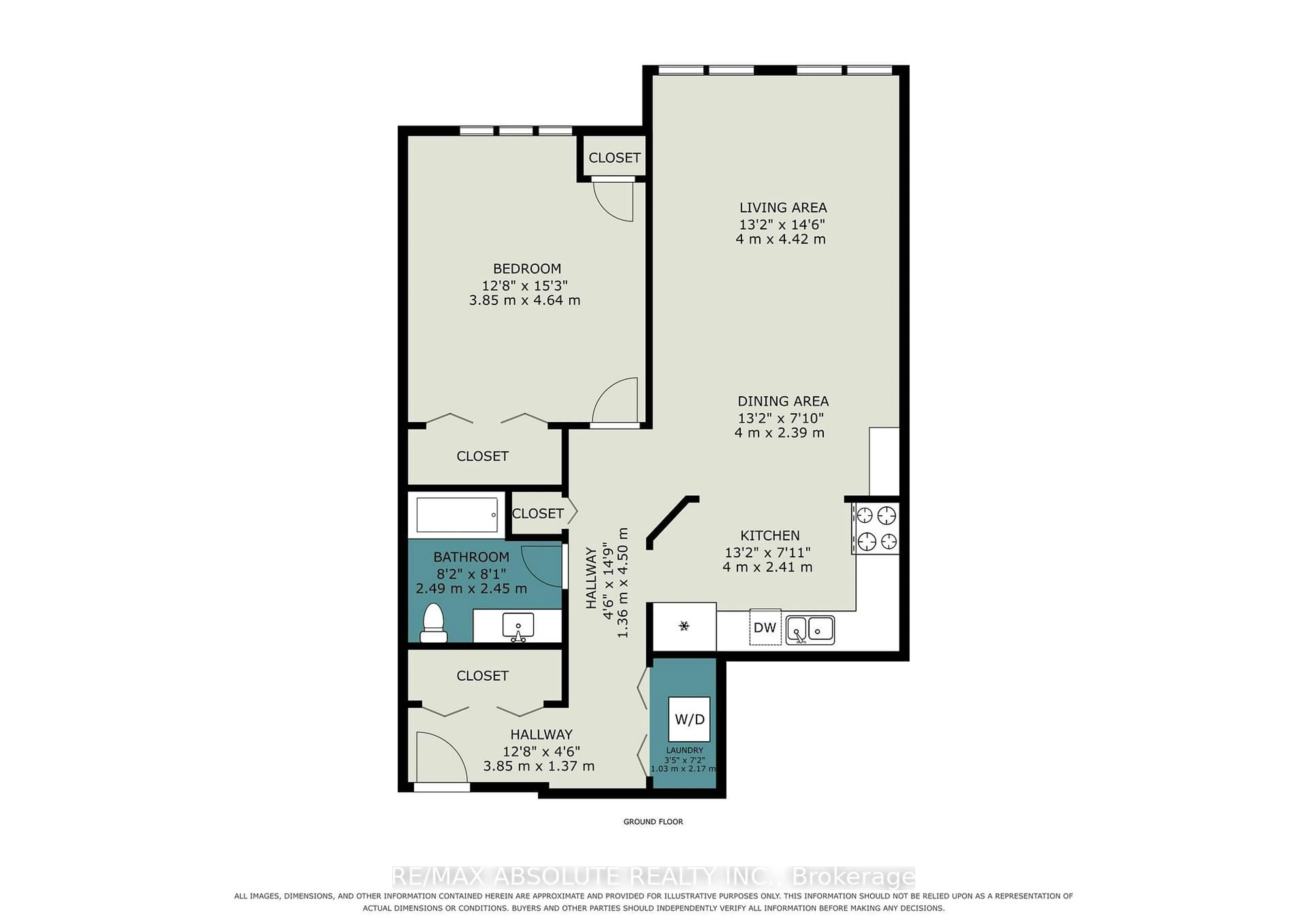 Floor plan for 61 Jack Cres #206, Arnprior Ontario K7S 3T7