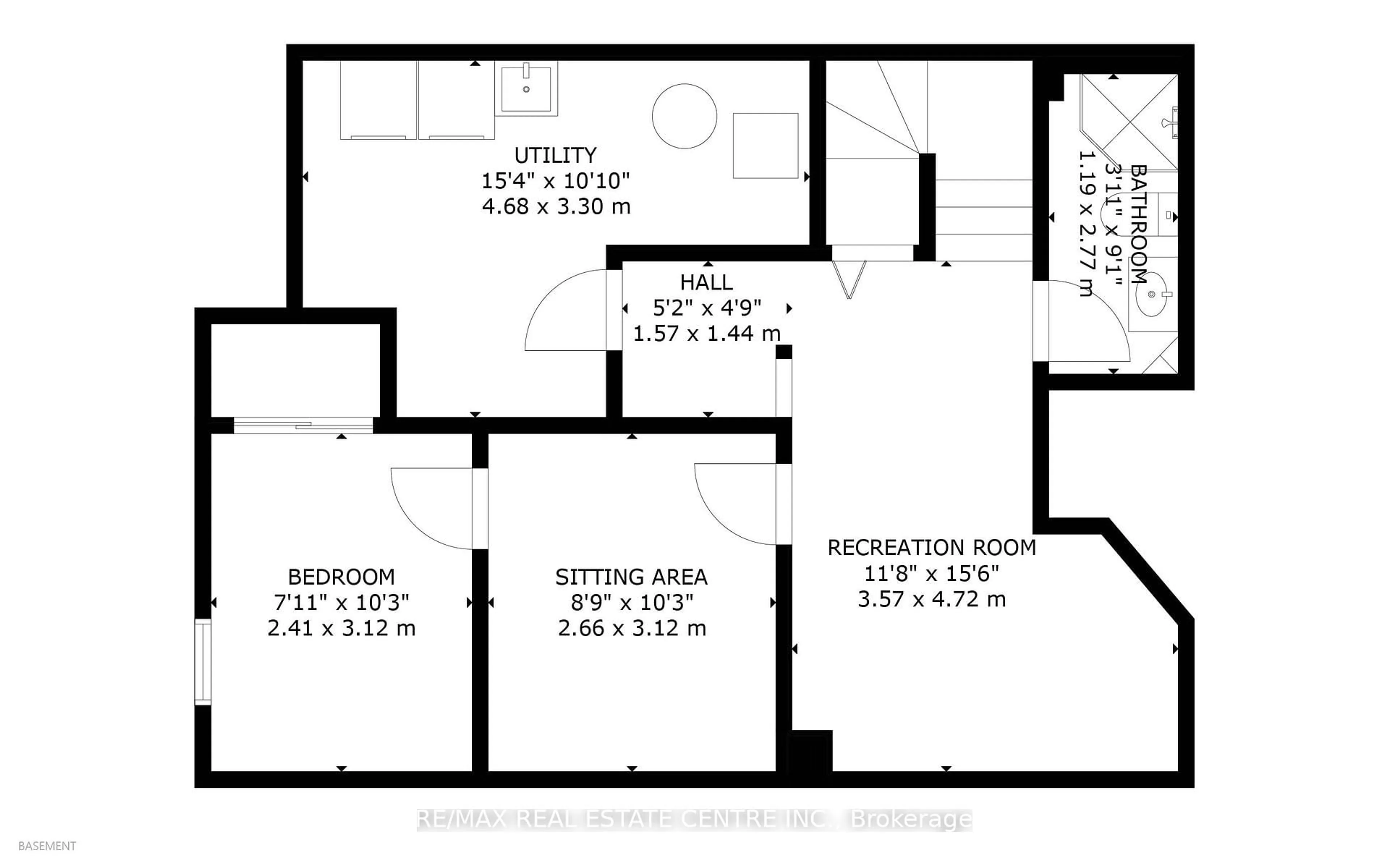 Floor plan for 38 Fairgreen Clse, Cambridge Ontario N1T 1T6