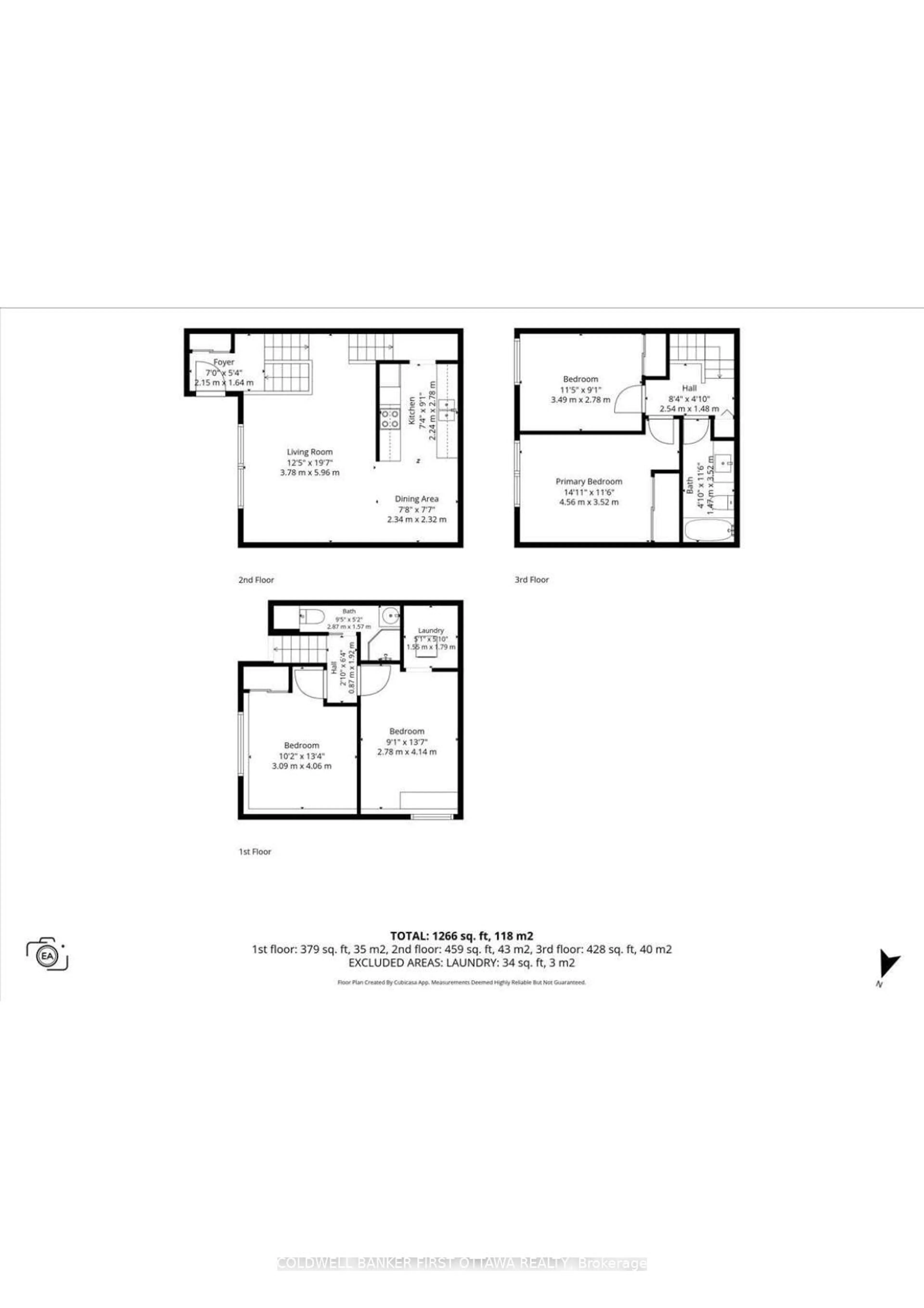 Floor plan for 2640 Draper Ave #44, Ottawa Ontario K2H 8V3