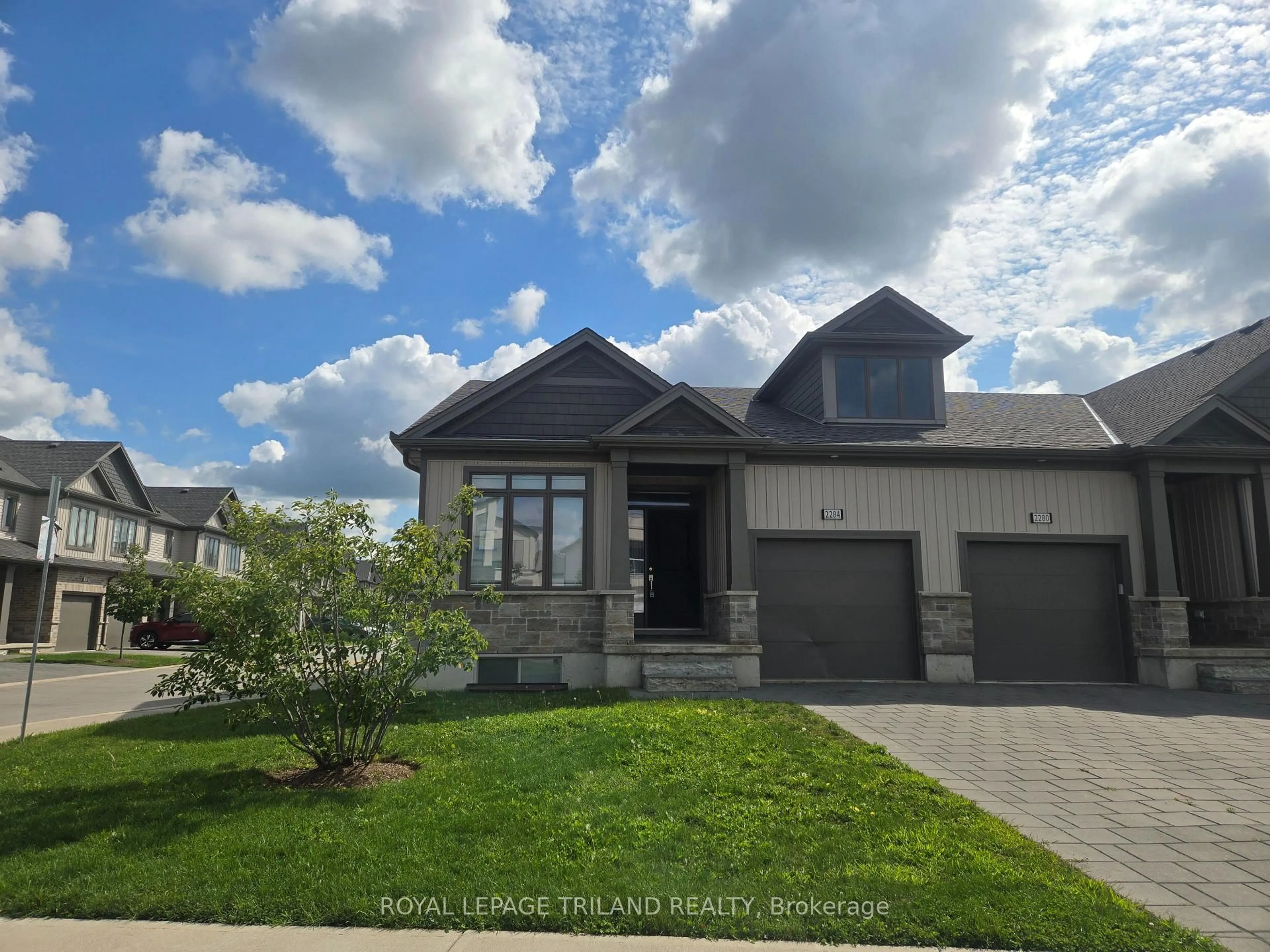 Home with brick exterior material, street for 2284 Evans Blvd, London South Ontario N6M 0A1
