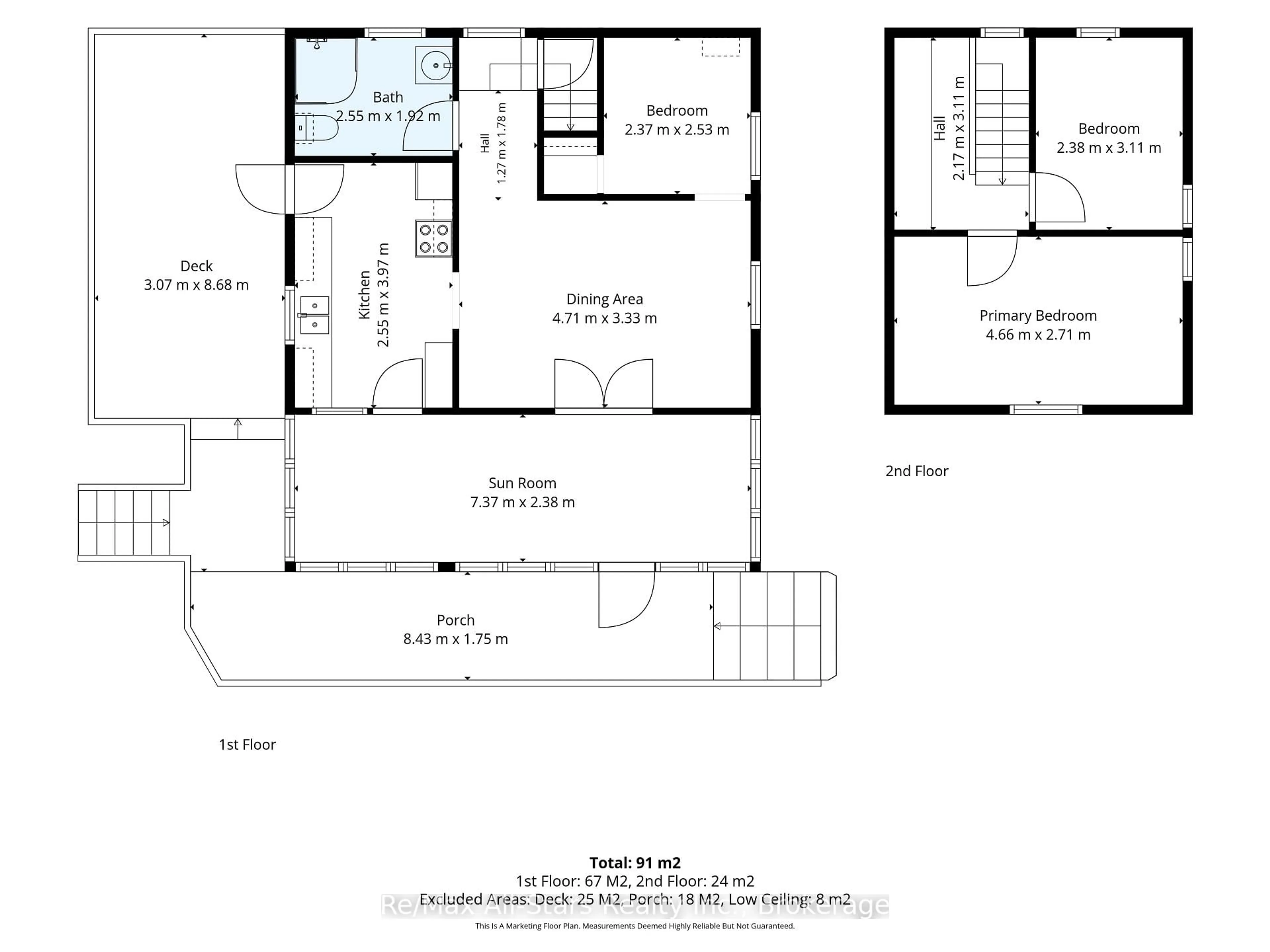 Floor plan for 21 Third St, Kawartha Lakes Ontario K0M 1N0