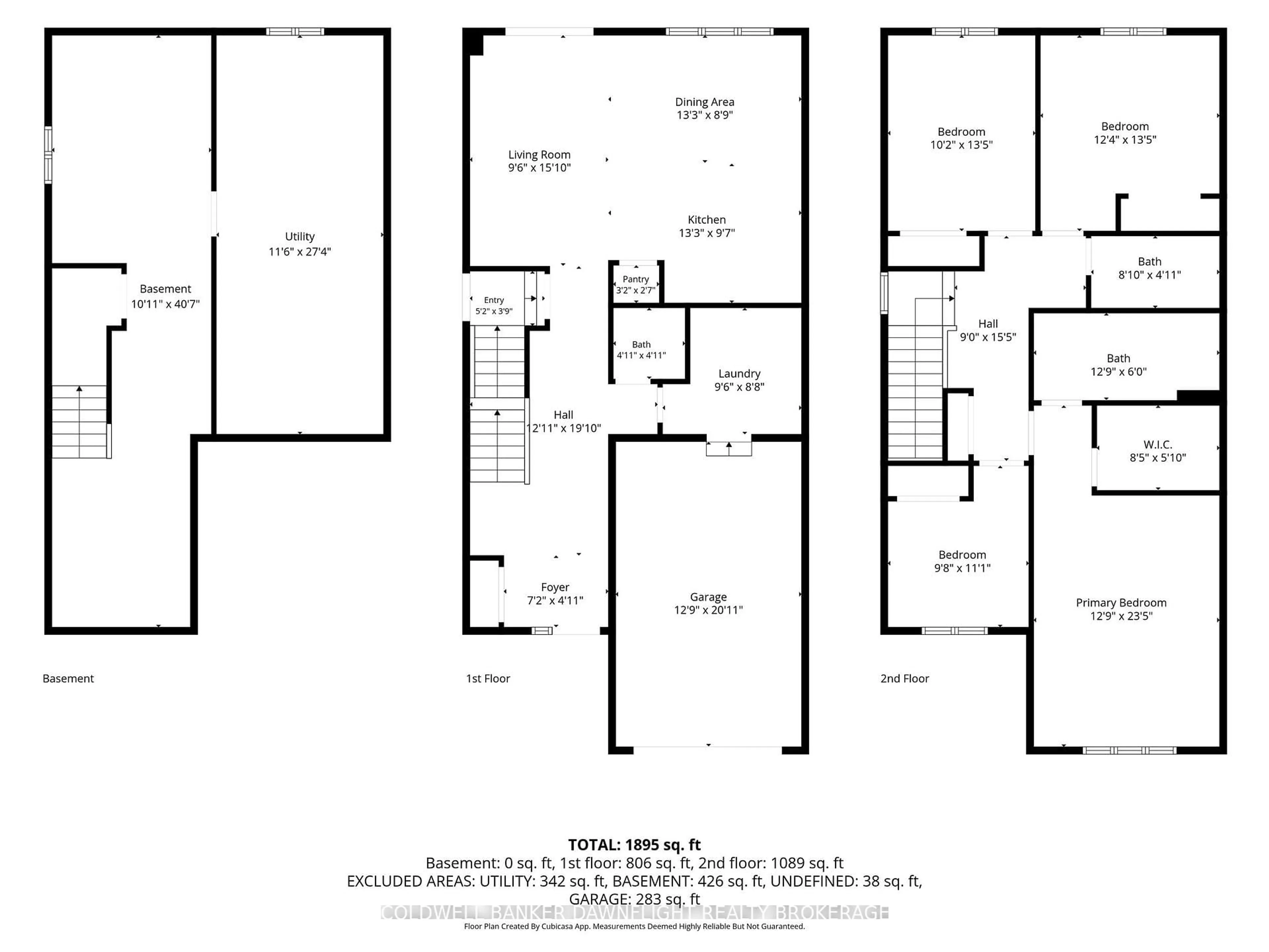 Floor plan for 119 James St, North Middlesex Ontario N0M 1A0