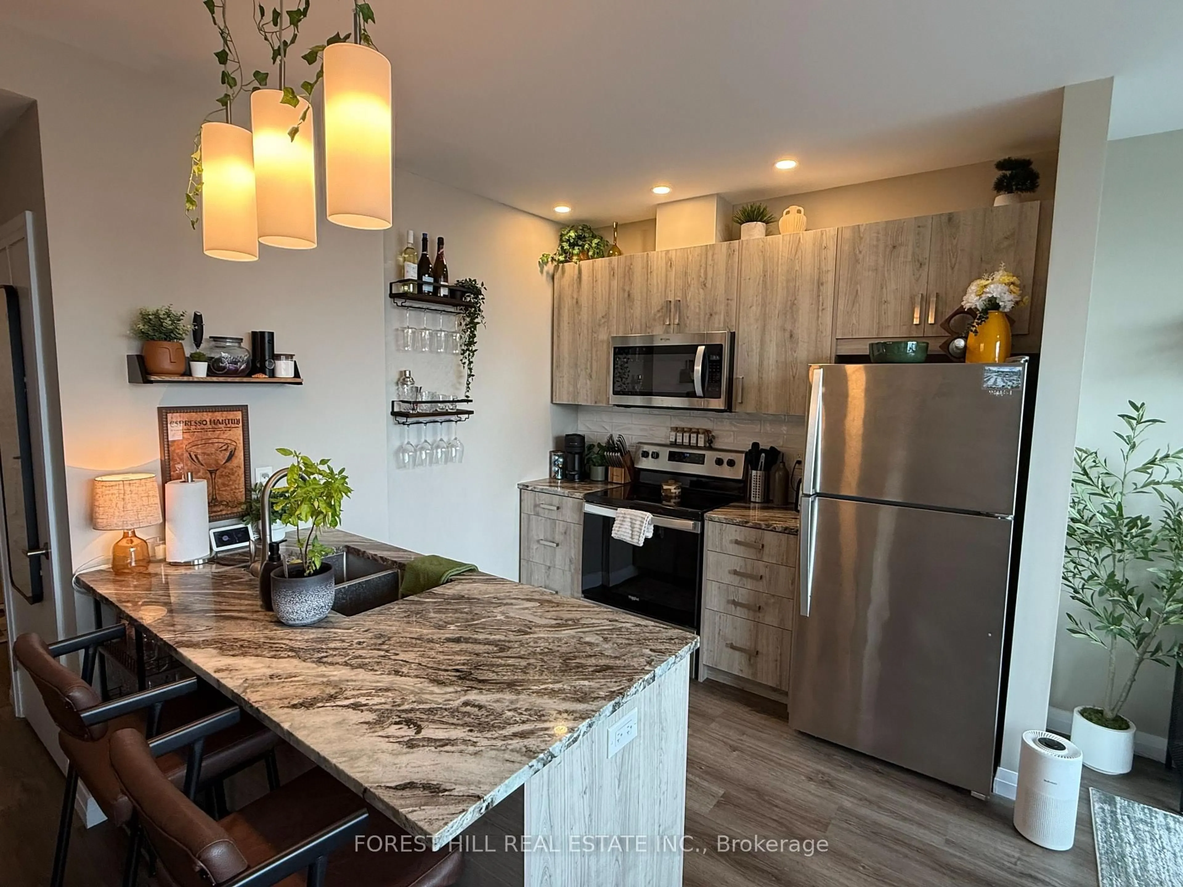 Open concept kitchen, unknown for 60 Charles St #602, Kitchener Ontario N2G 0C9