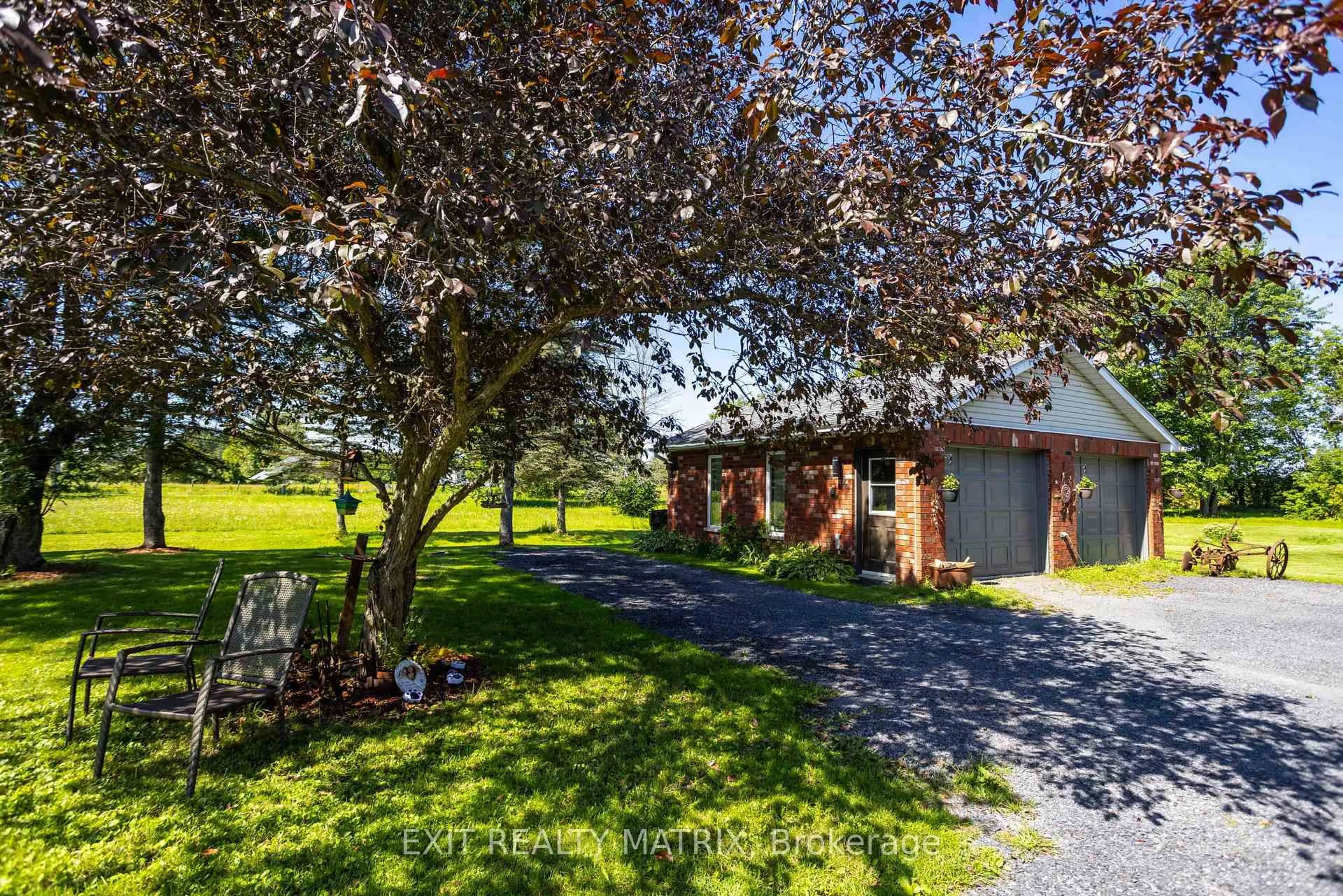 A pic from outside/outdoor area/front of a property/back of a property/a pic from drone, street for 17307 Wheeler Rd, South Stormont Ontario K0C 2A0