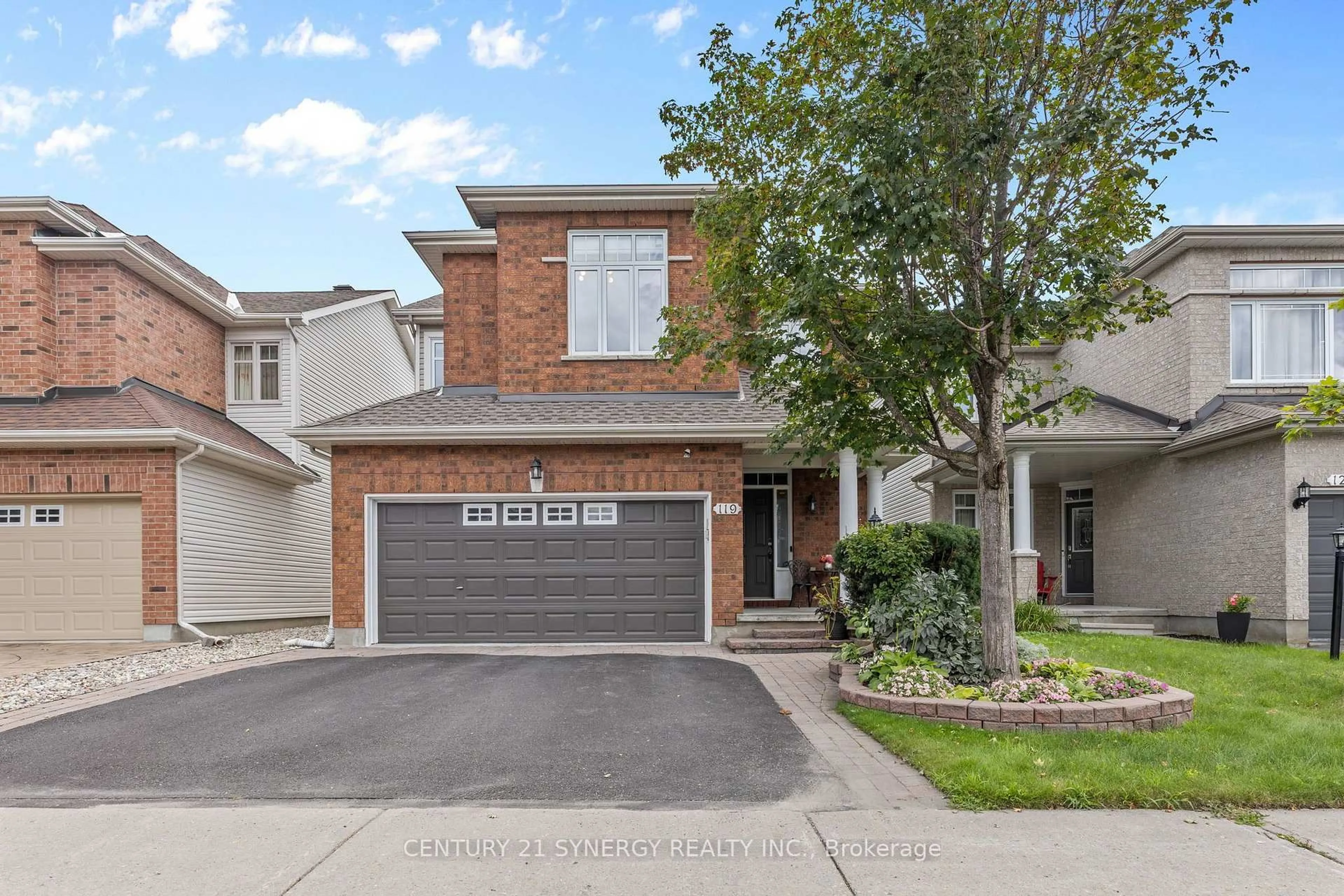 Home with brick exterior material, street for 119 Portrush Ave, Ottawa Ontario K2J 5J2