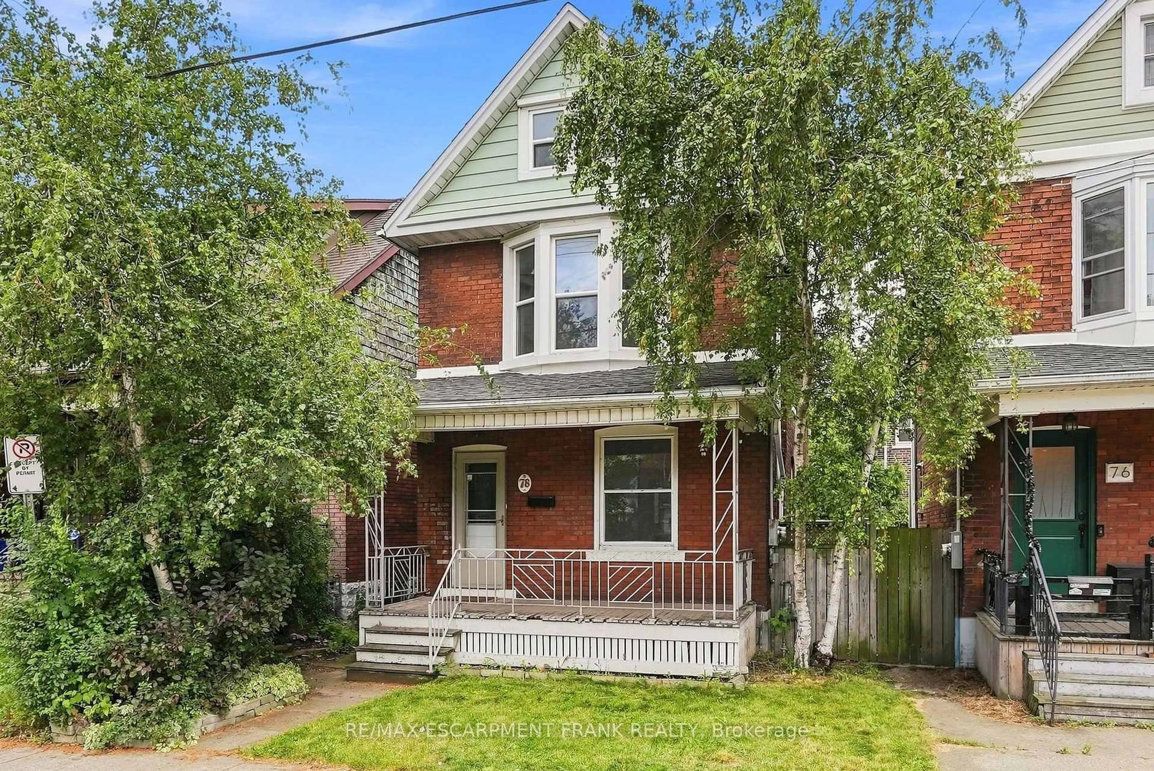 Home with brick exterior material, street for 78 BEECHWOOD Ave, Hamilton Ontario L8L 2S6