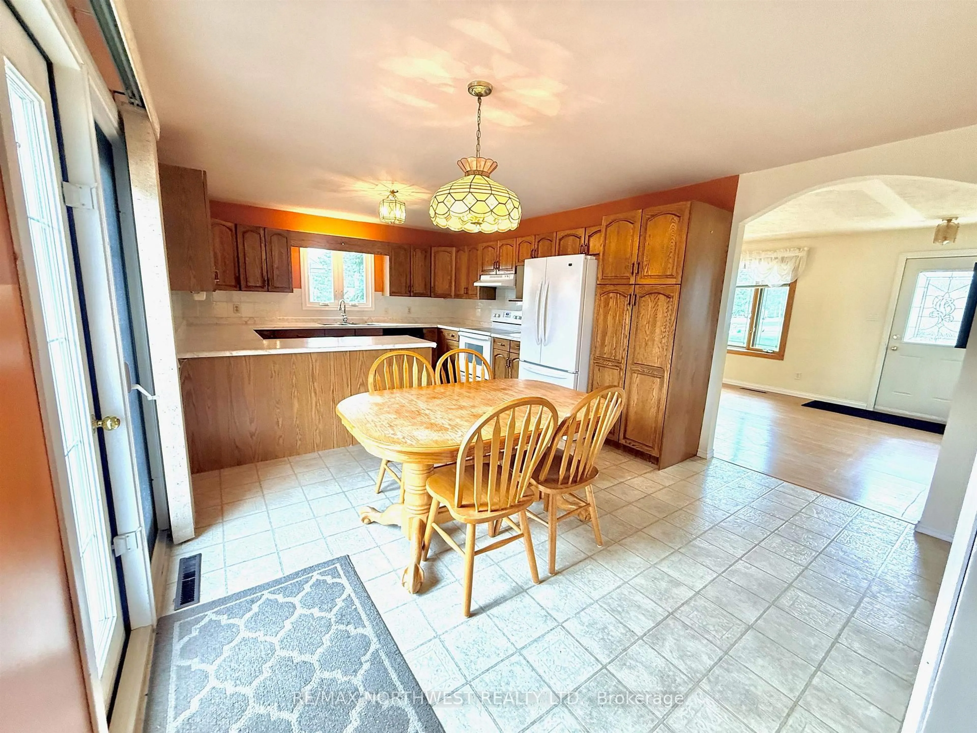 Open concept kitchen, unknown for 1 Kirkpatrick Ave, Kenora Ontario P9N 4K5